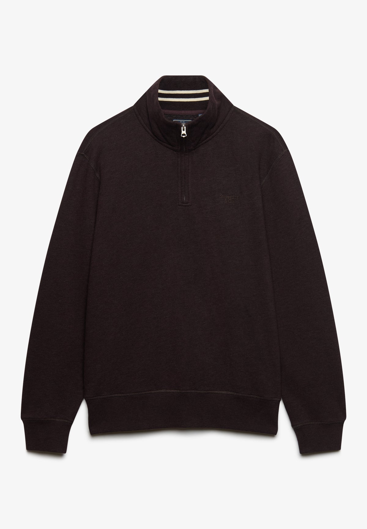 essential logo half zip
