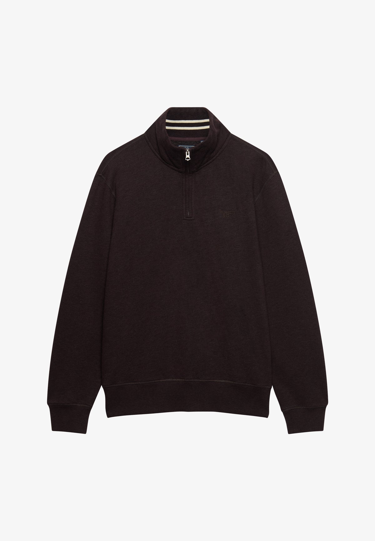 essential logo half zip