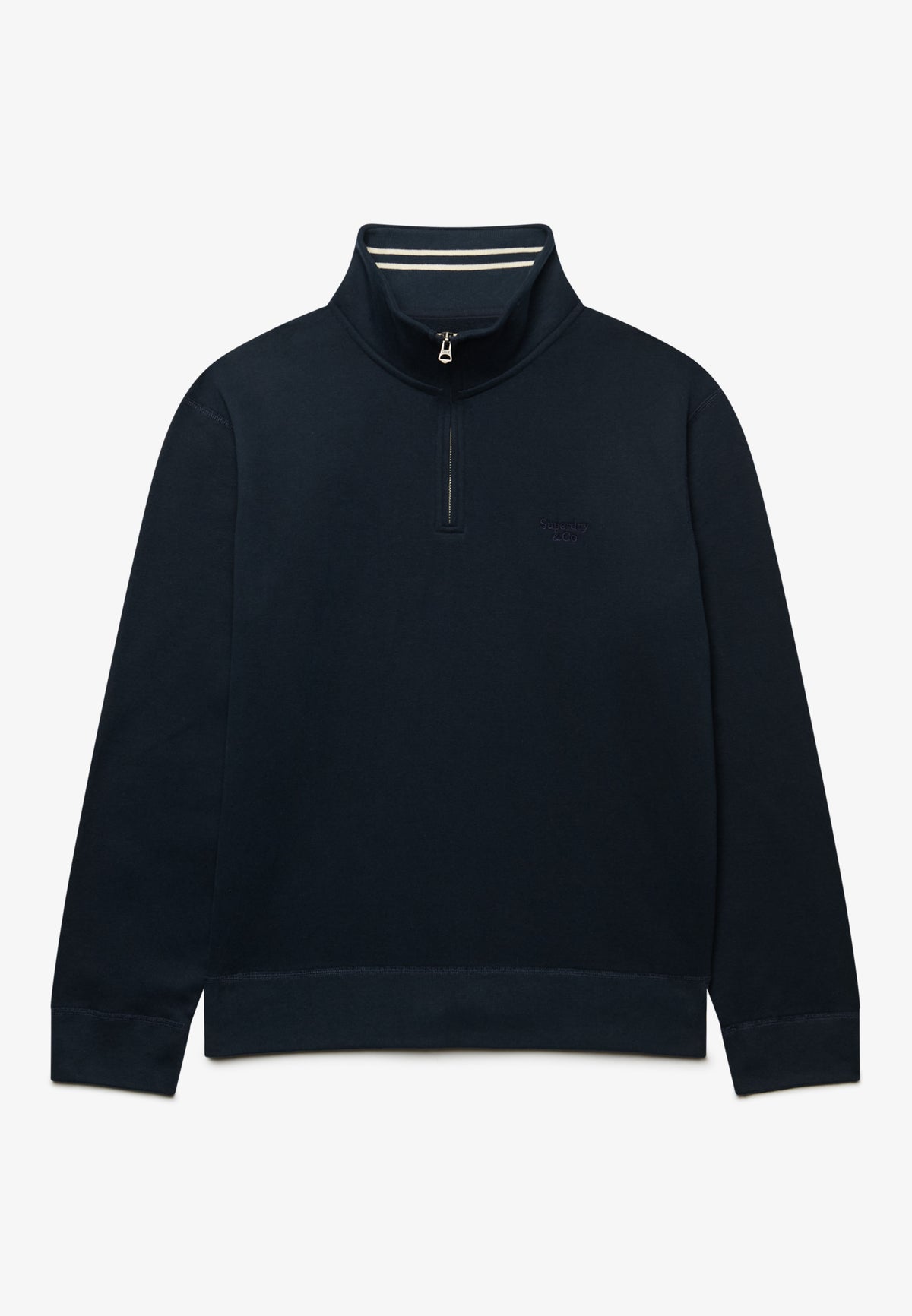 essential logo half zip