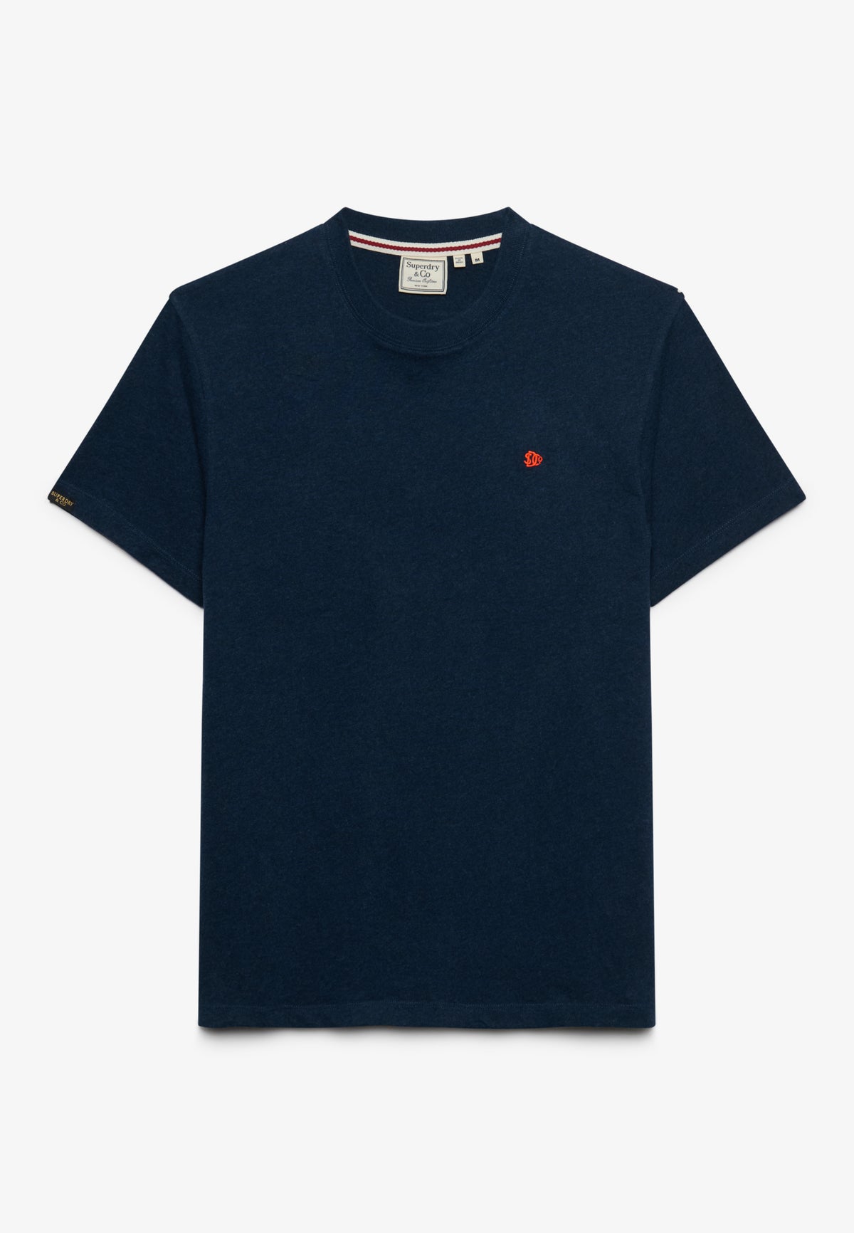 essential logo embroidered tee