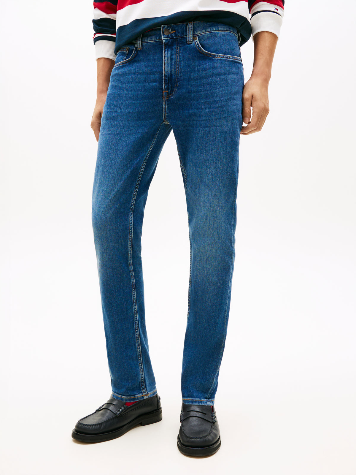 Denim pants in Mid Blue