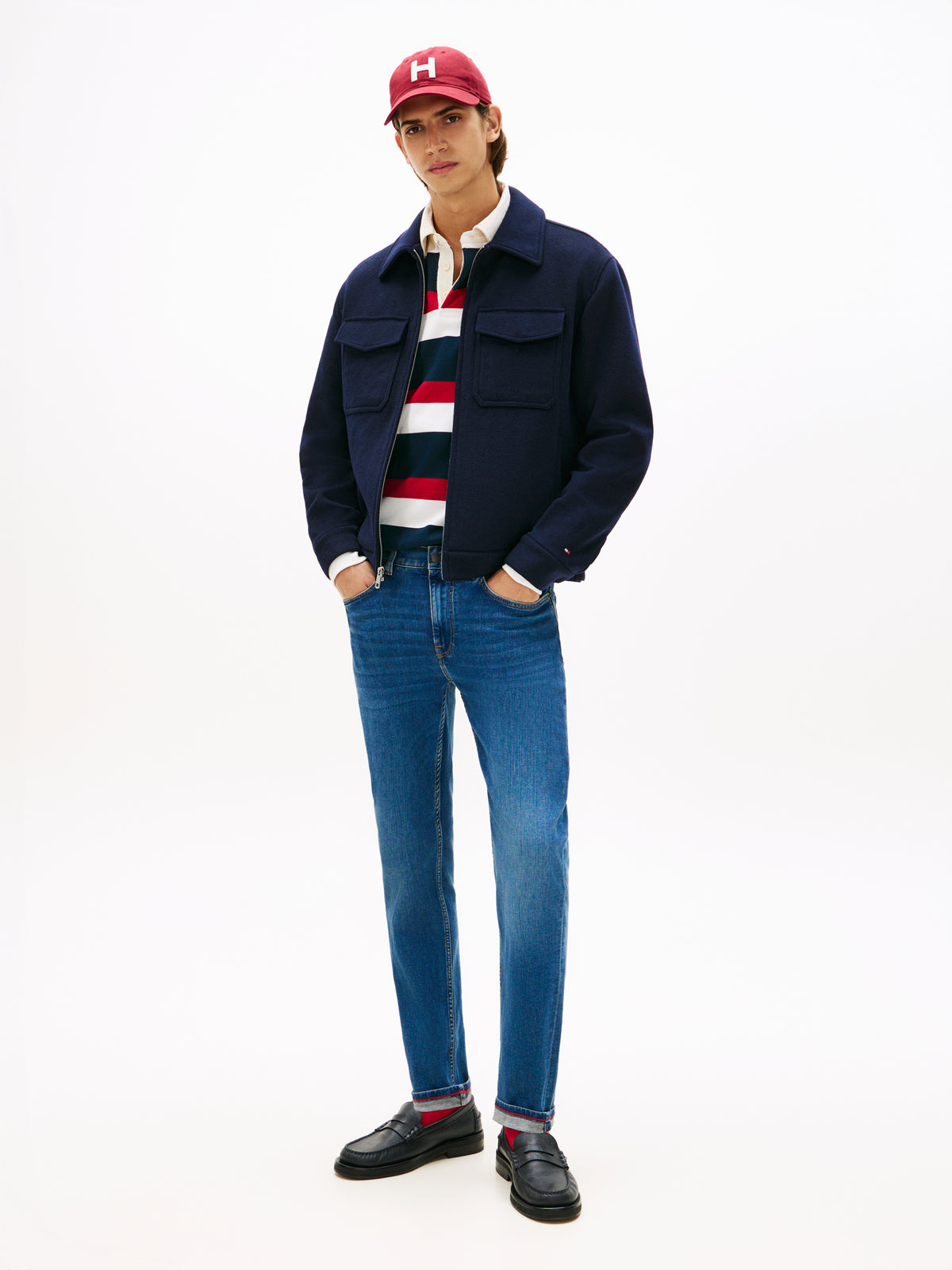 Denim pants in Mid Blue