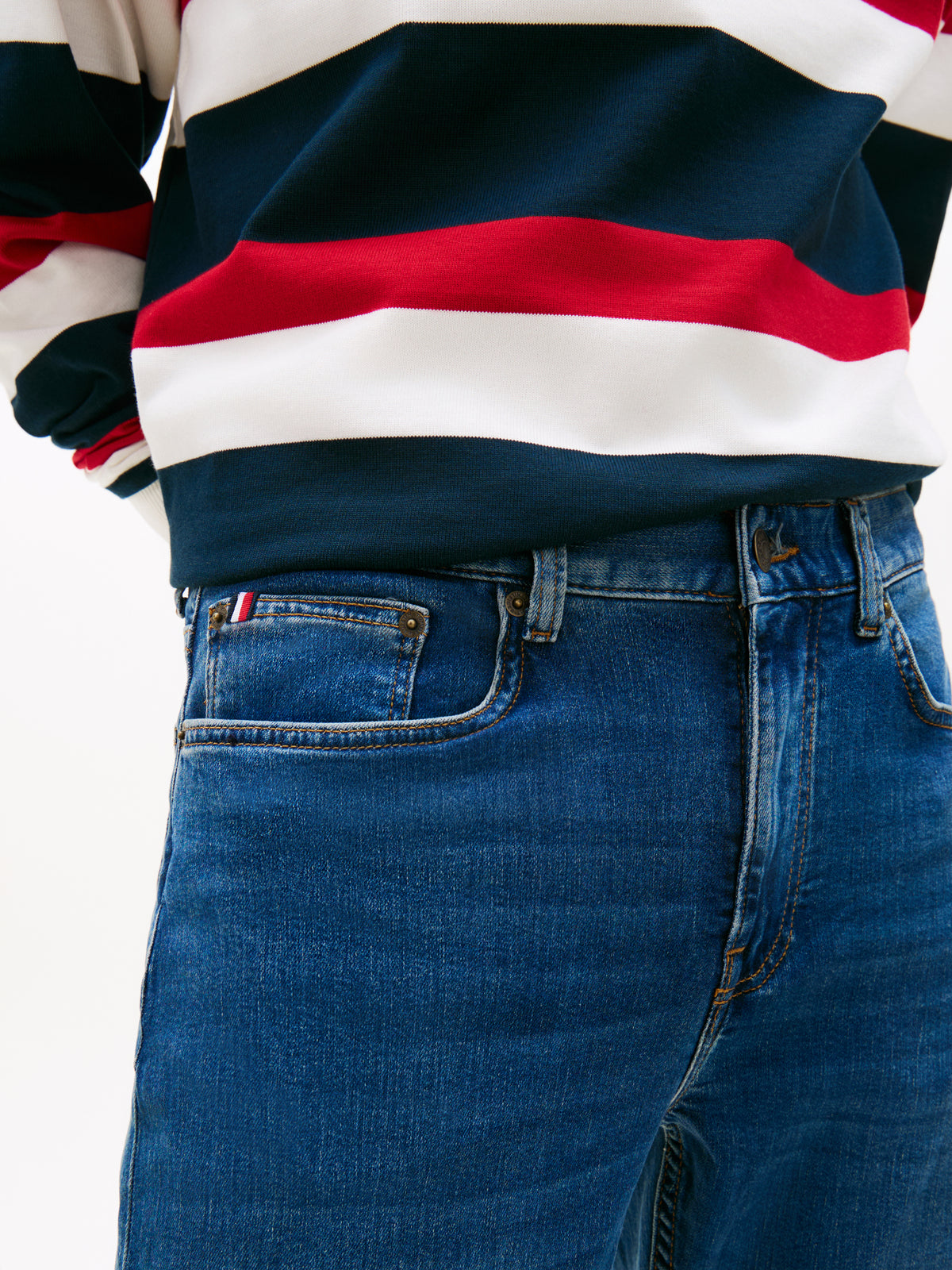 Denim pants in Mid Blue