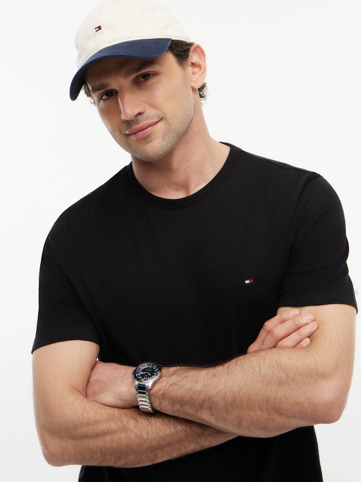 Tommy Hilfiger Essential Regular Fit Solid T-Shirt – Black