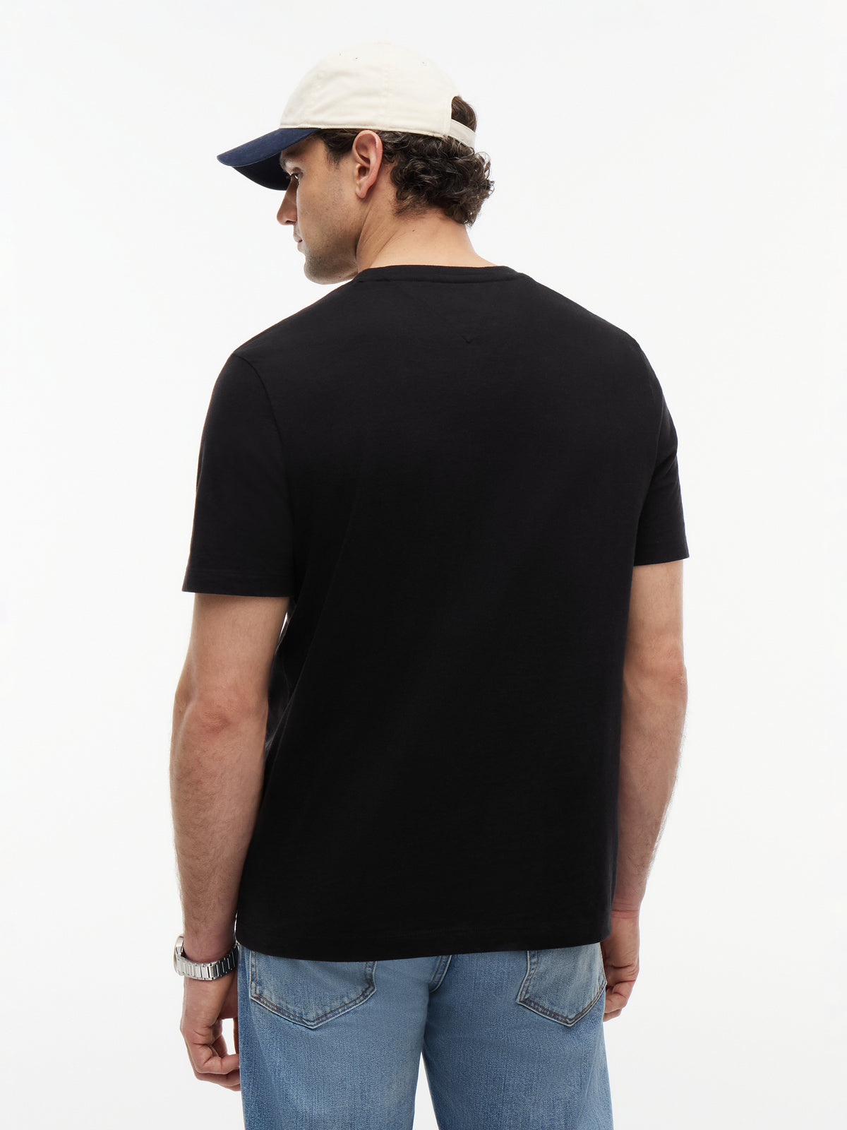 Tommy Hilfiger Essential Regular Fit Solid T-Shirt – Black