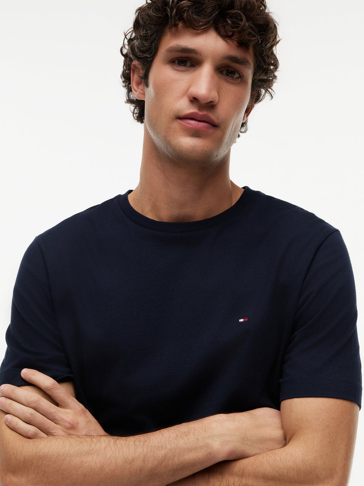 Tommy Hilfiger Essential Regular Fit Solid T-Shirt – Navy