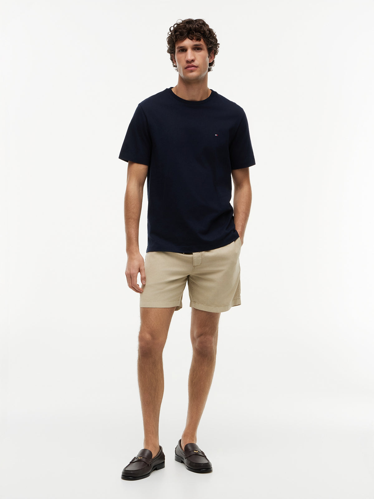Tommy Hilfiger Essential Regular Fit Solid T-Shirt – Navy