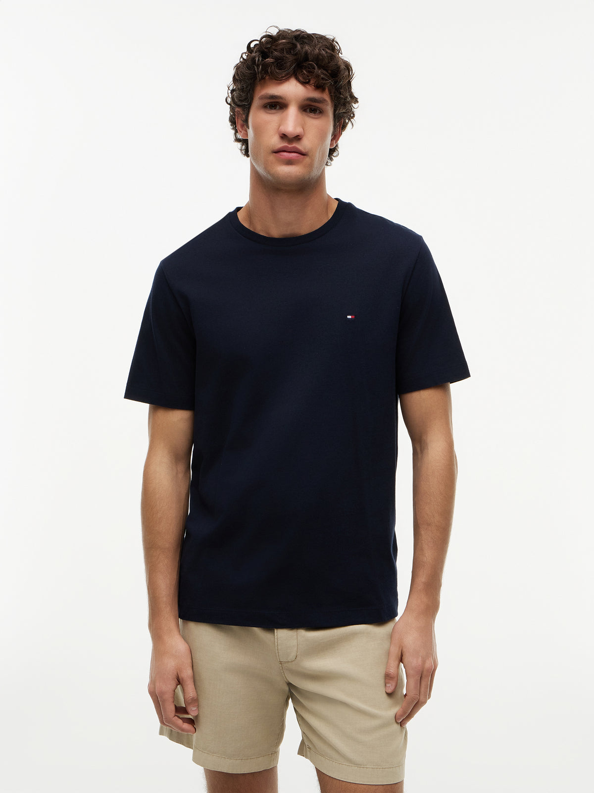 Tommy Hilfiger Essential Regular Fit Solid T-Shirt – Navy