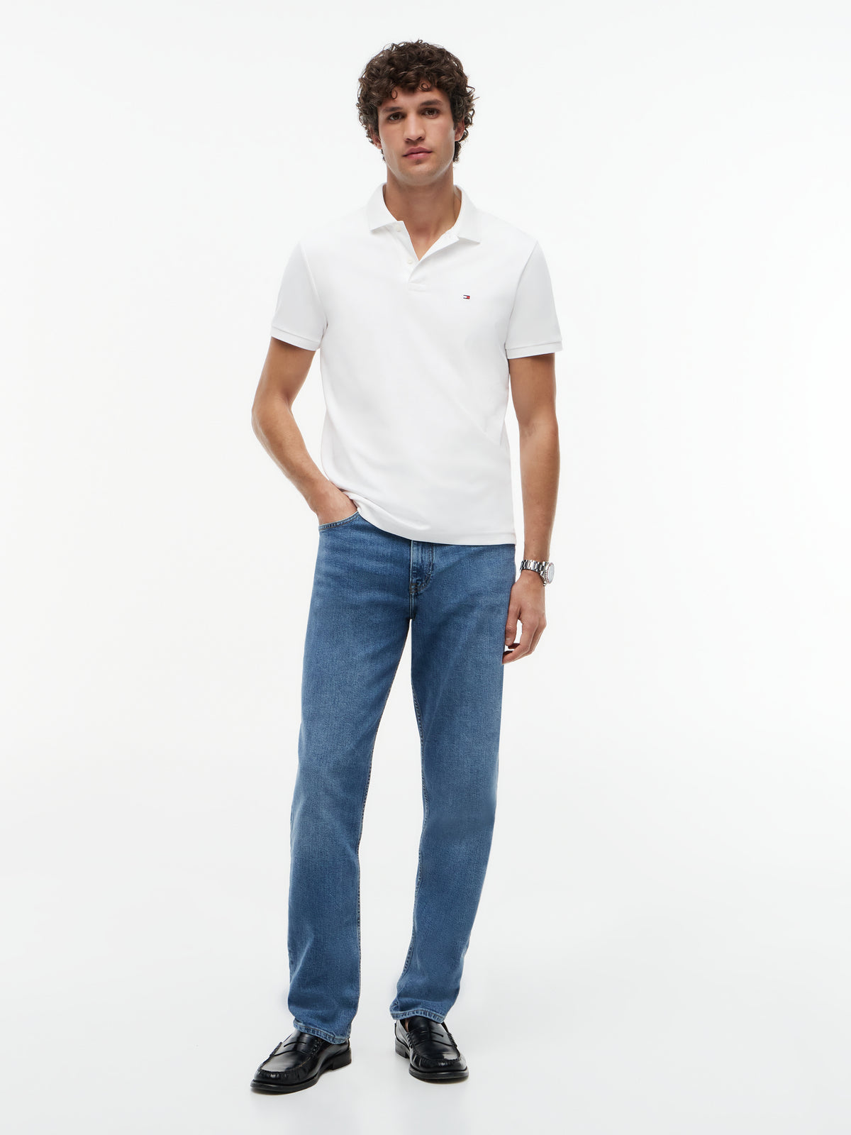 liquid cotton essential polo