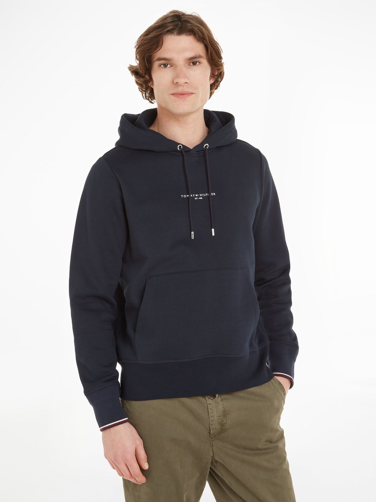 Tommy Logo Tipped Hoody