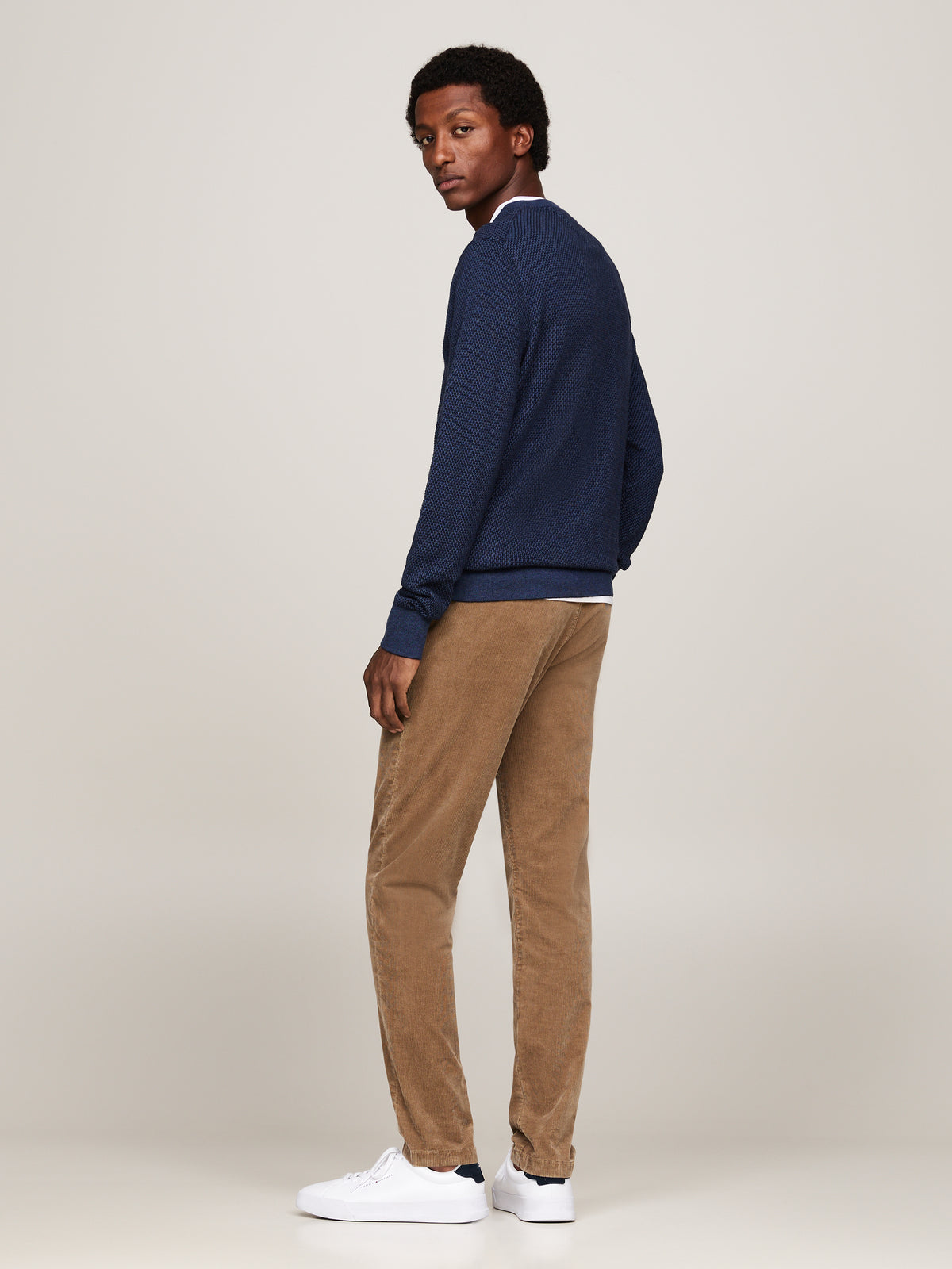 Tommy Hilfiger- Organic Cotton Vee sweater