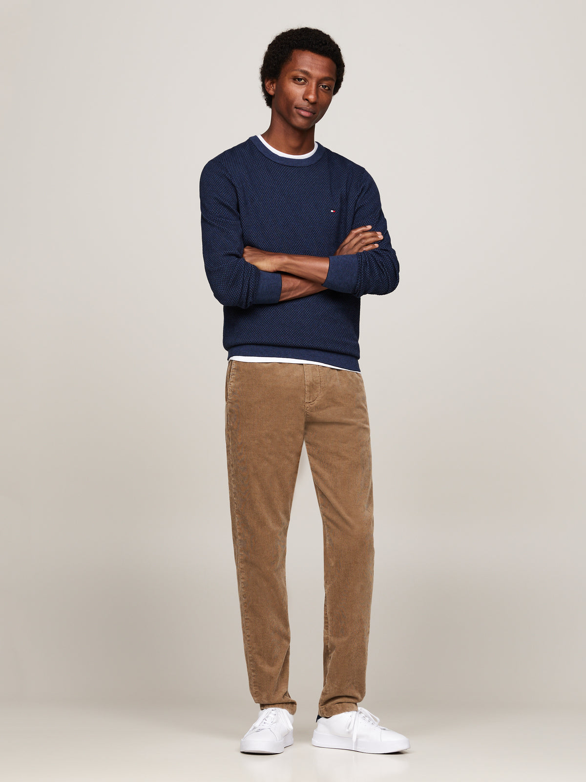 Tommy Hilfiger- Organic Cotton Vee sweater