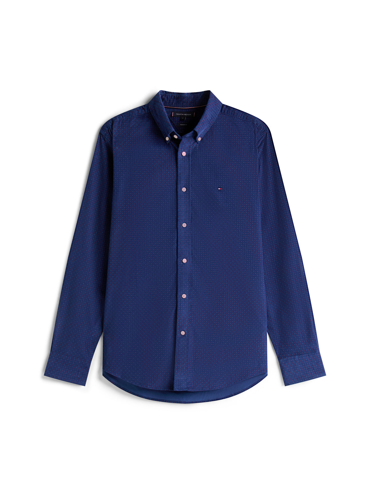 Long Sleeve Corduroy Shirt Navy