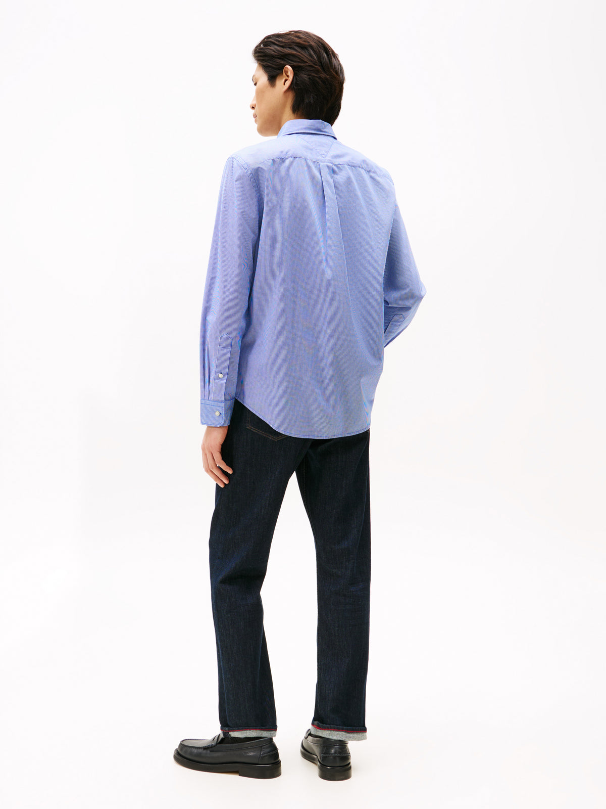 TH Flex Poplin Shirt blue/check