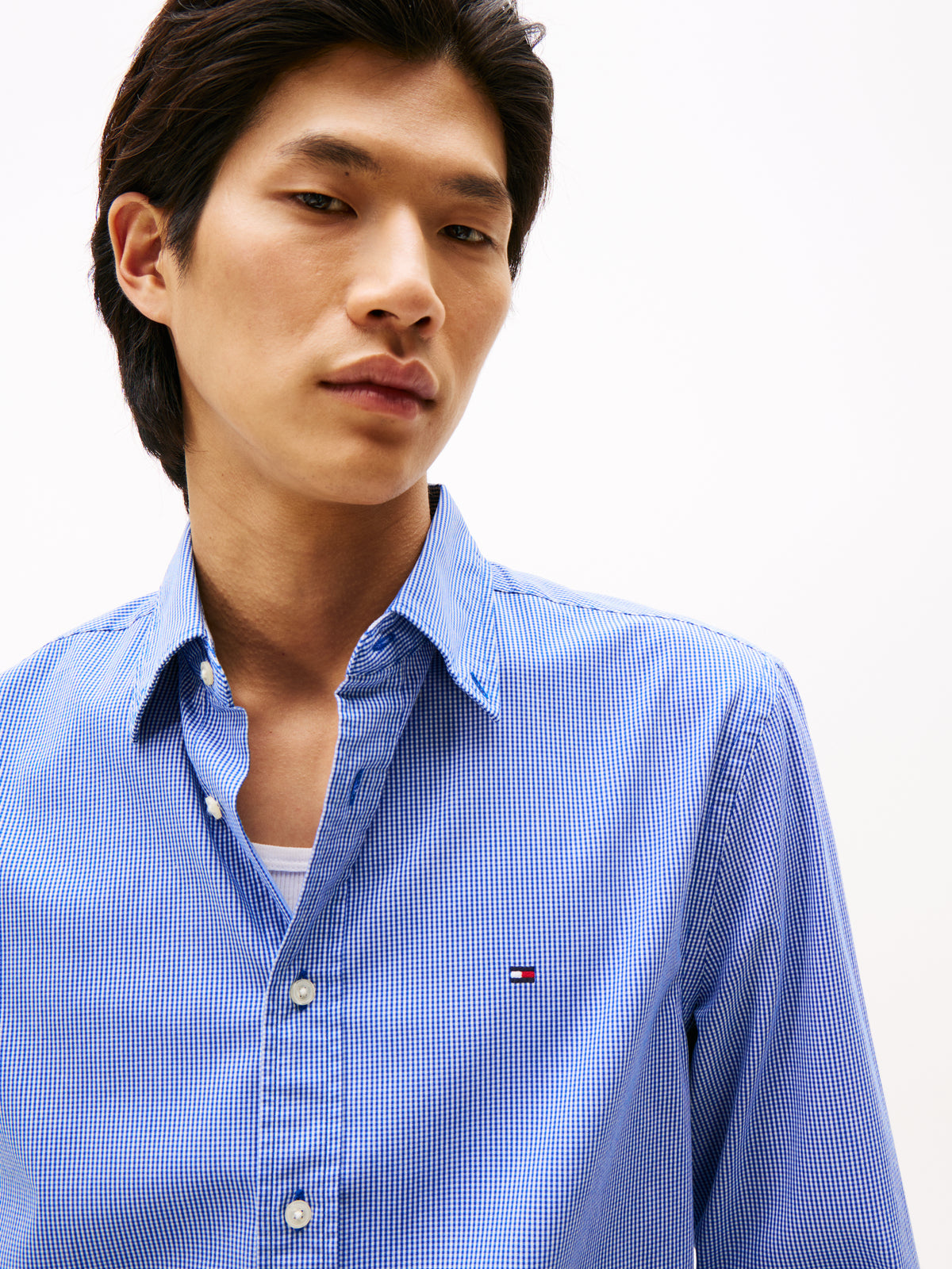 TH Flex Poplin Shirt blue/check