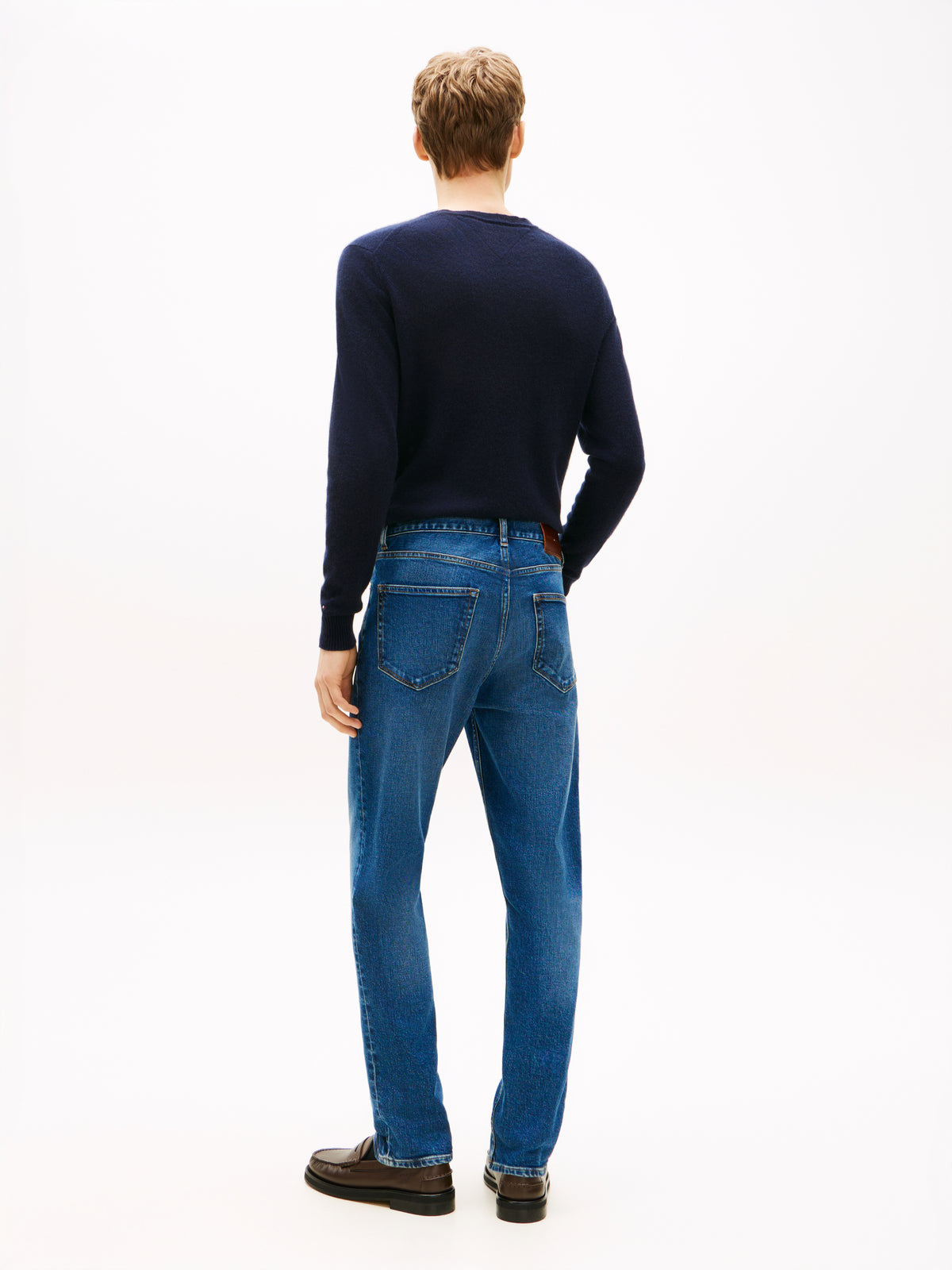 Denton Faded Straight Jeans in James Blue