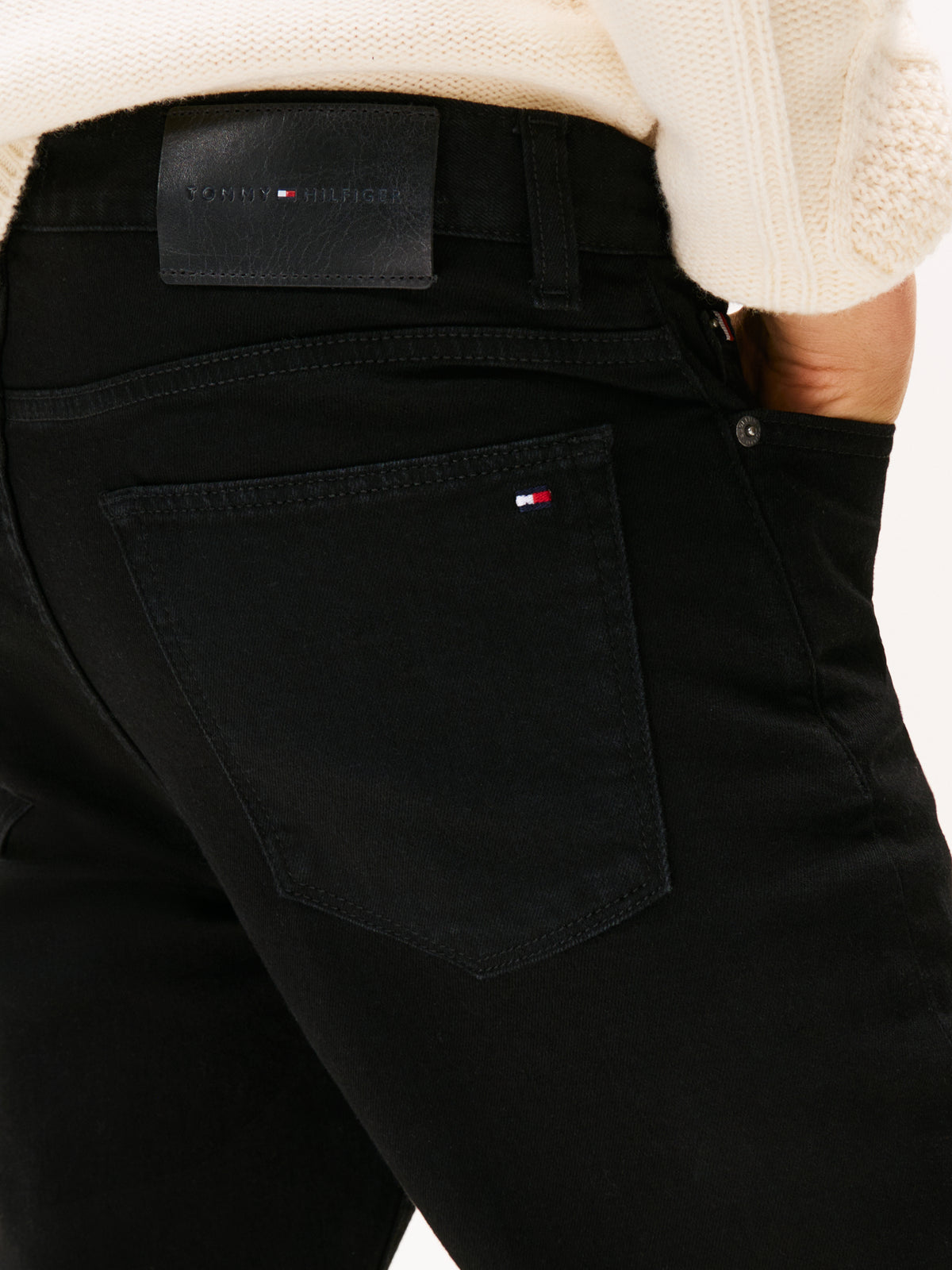 Bleecker Black Slim Jeans Burn Black