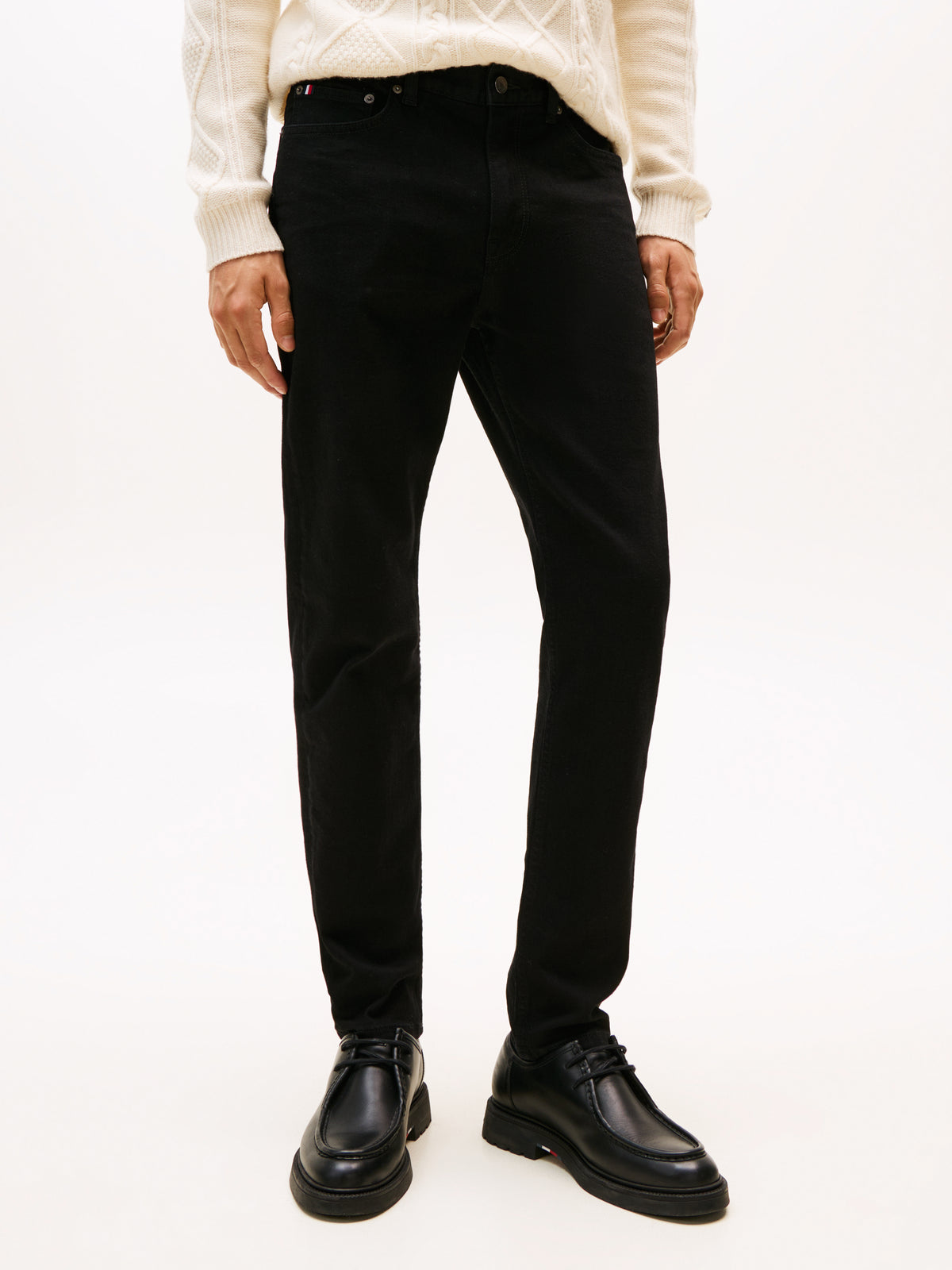 Bleecker Black Slim Jeans Burn Black