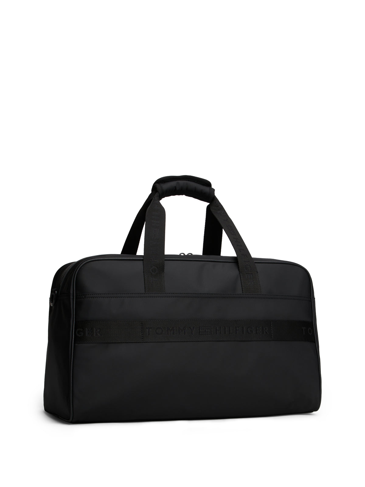 Repeat Logo Duffel Bag black