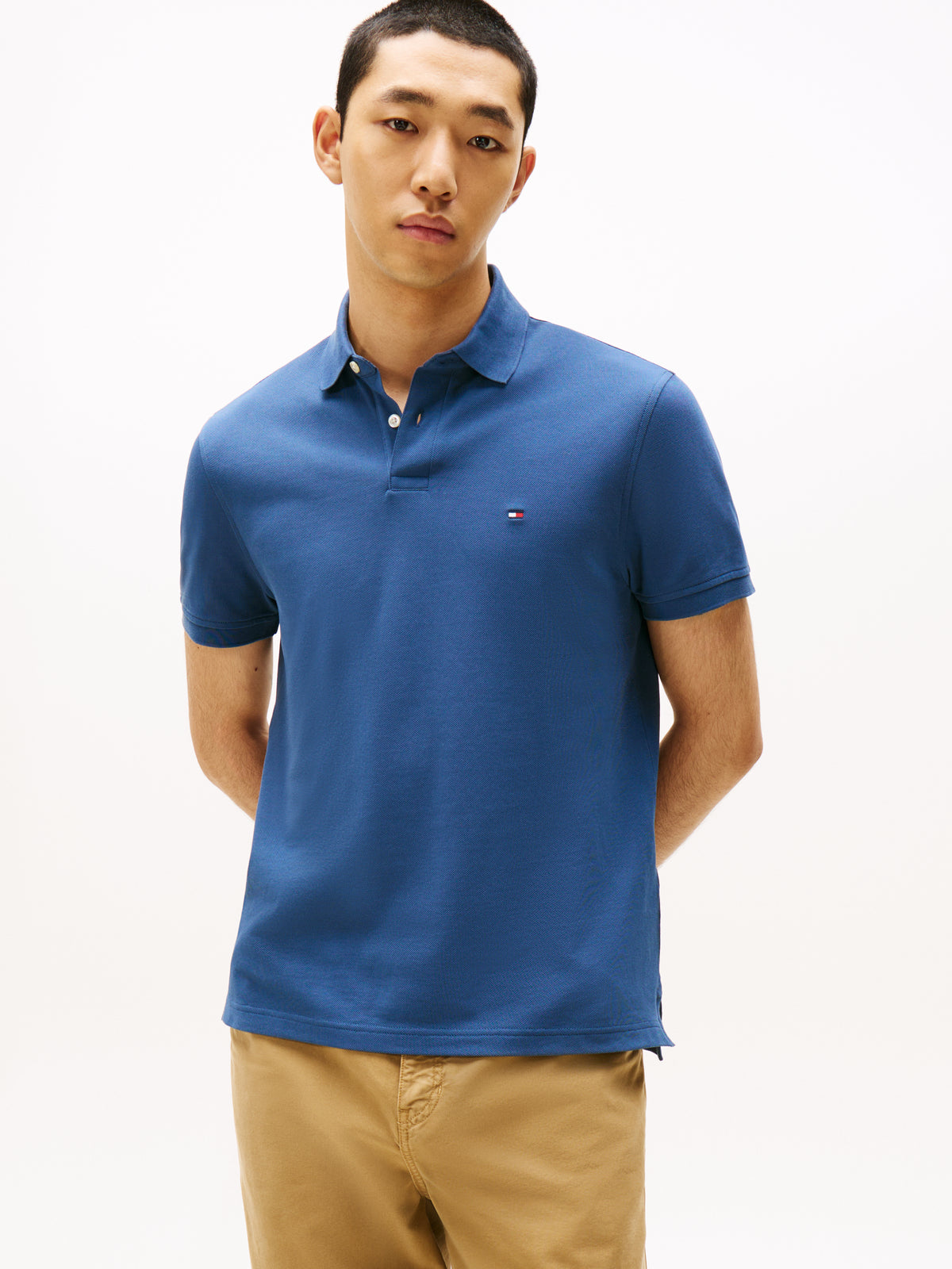 1985 Regular Fit Pique Polo Shirt Aegean Sea