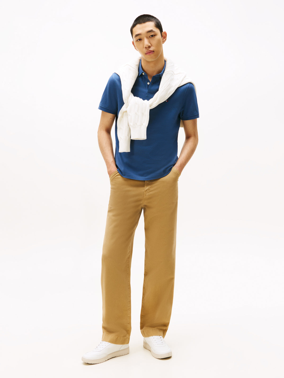 1985 Regular Fit Pique Polo Shirt Aegean Sea