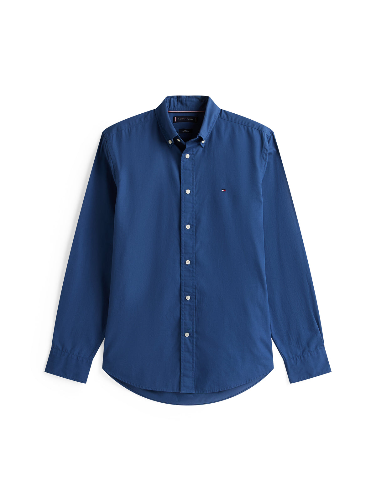 TH Flex Regular Fit Poplin Shirt Dark blue