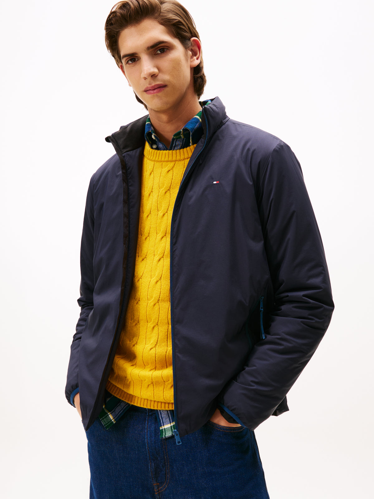 LIGHTWEIGHT BLOUSON NAVY MW0MW40592 dw5 sky