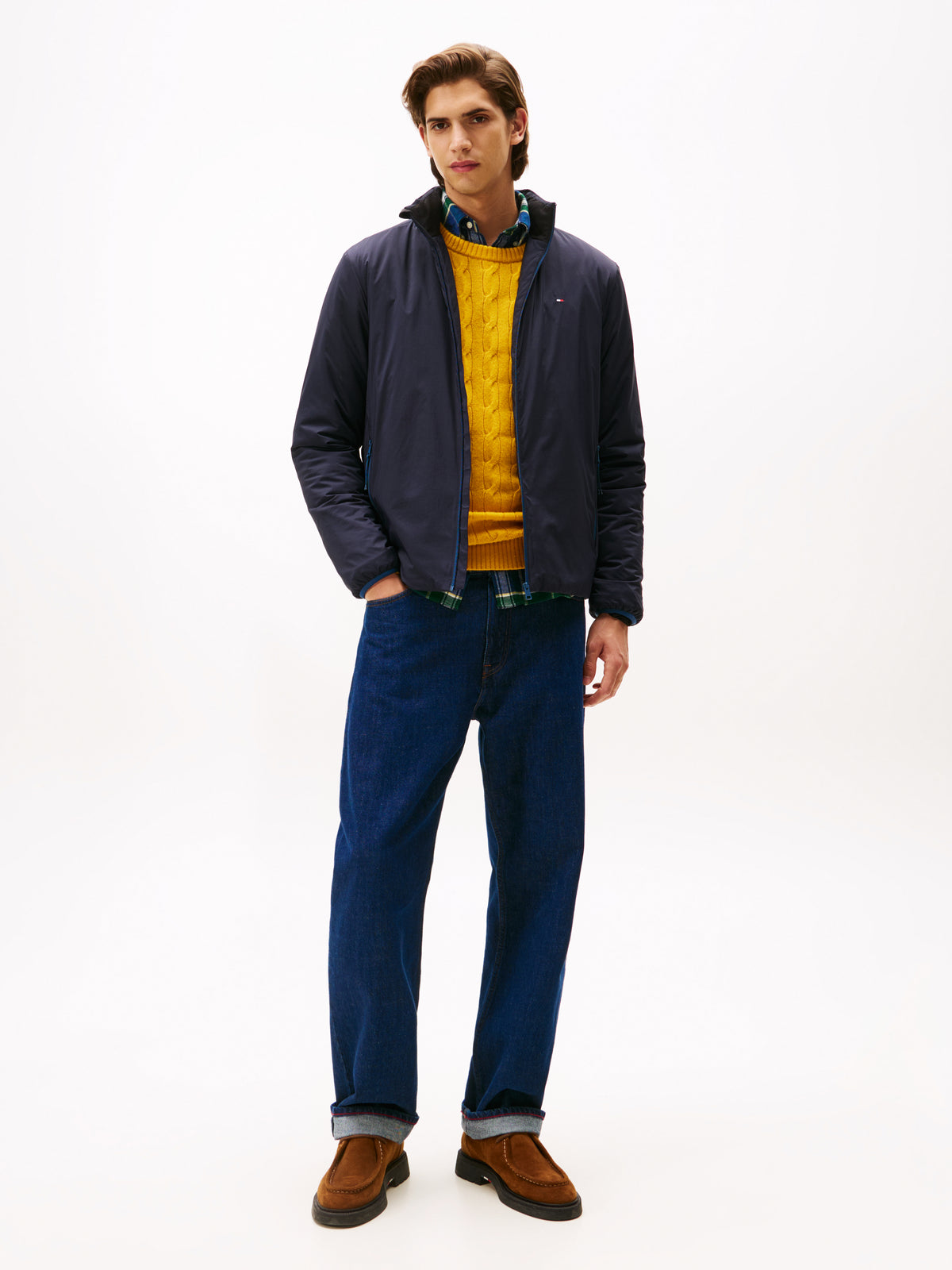 LIGHTWEIGHT BLOUSON NAVY MW0MW40592 dw5 sky