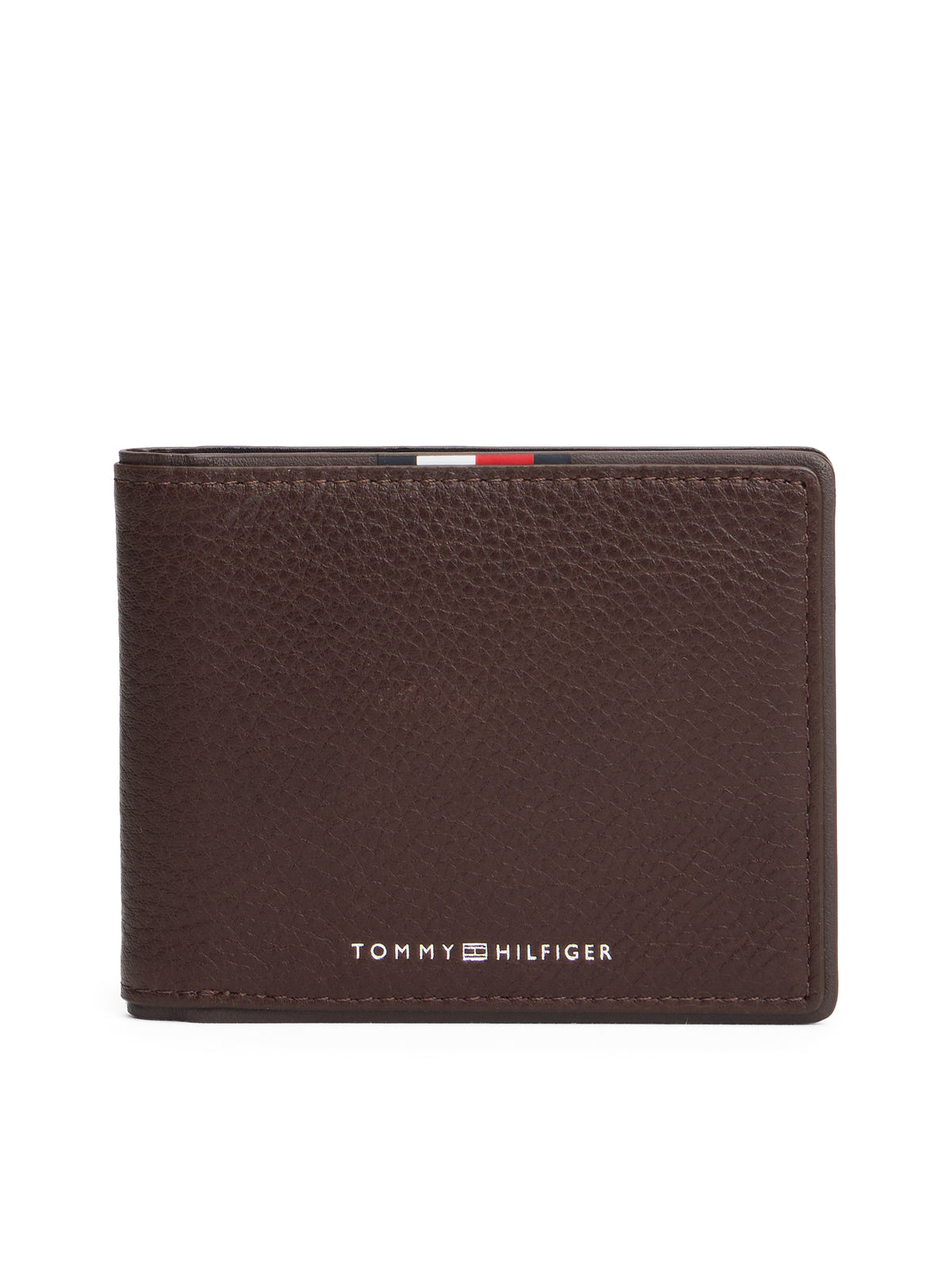 Corporate Leather Bifold Credit Card Wallet coffee bean