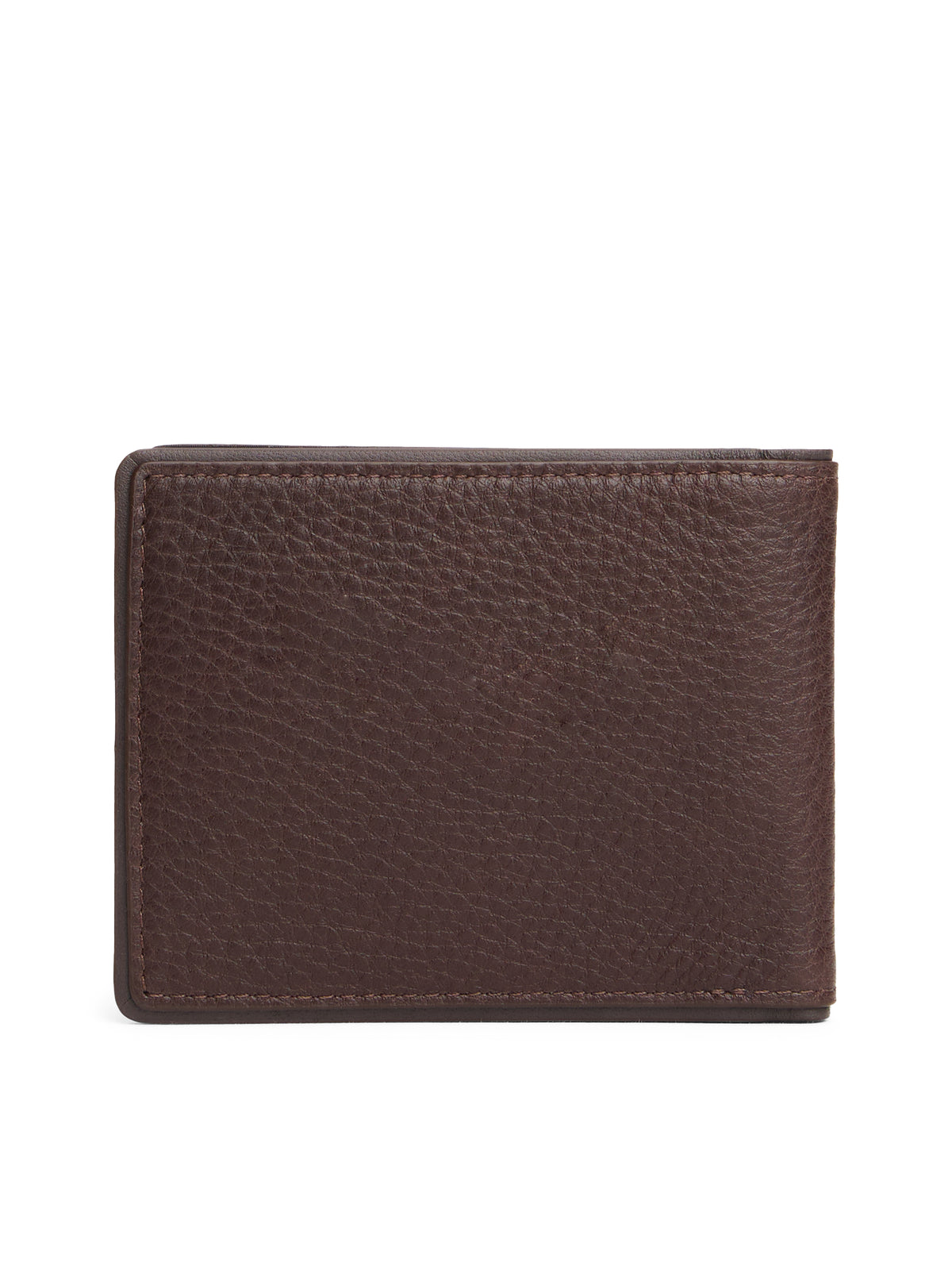 Corporate Leather Bifold Credit Card Wallet coffee bean