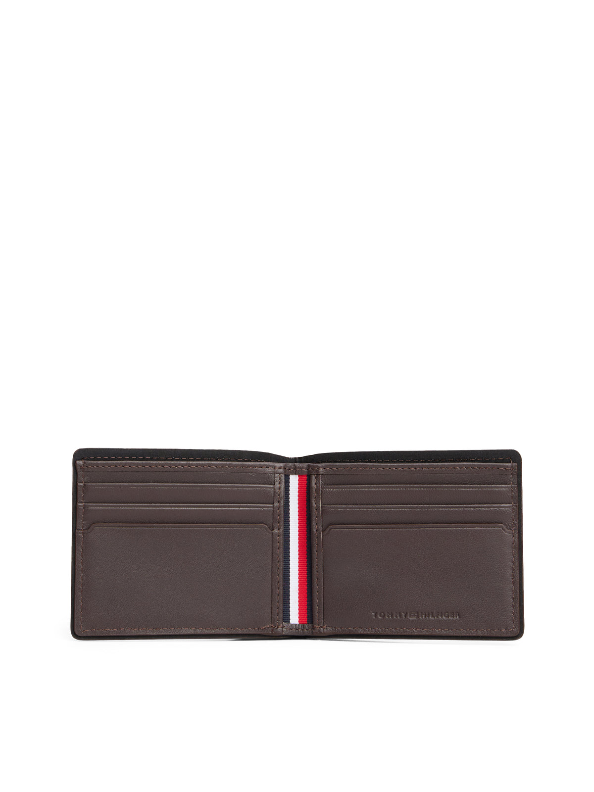 Corporate Leather Bifold Credit Card Wallet coffee bean