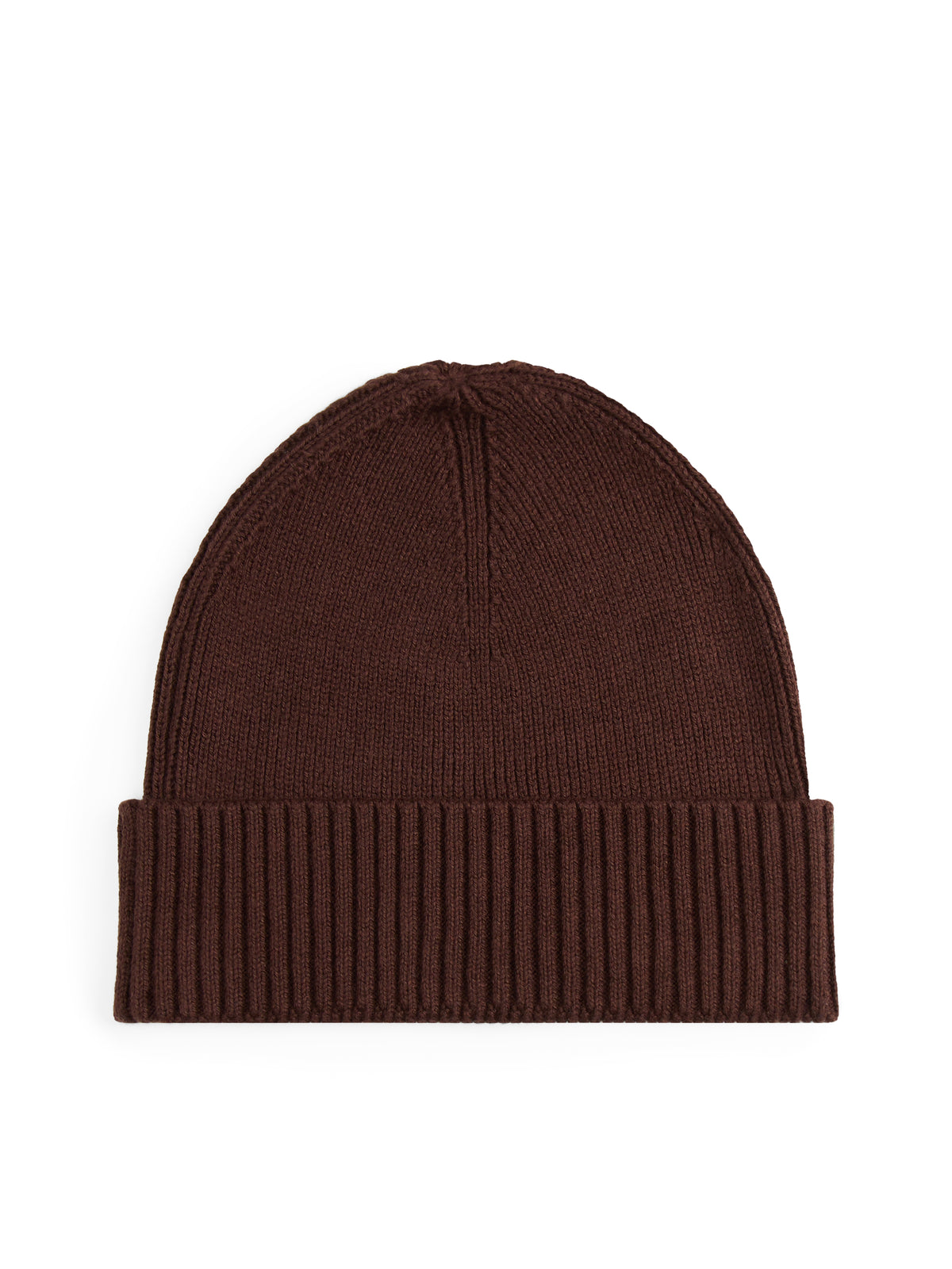 Hilfiger Flag Embroidery Beanie With Cashmere  Brown