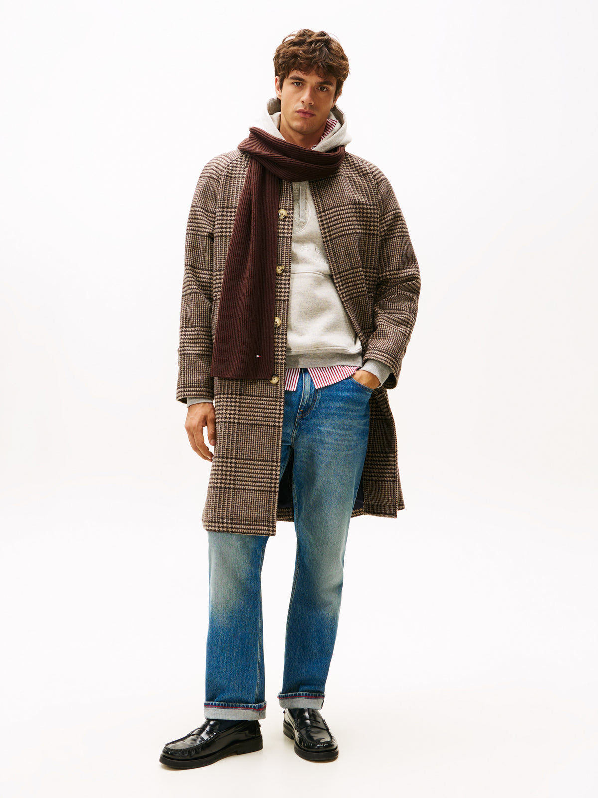 Hilfiger Scarf Rich Walnut