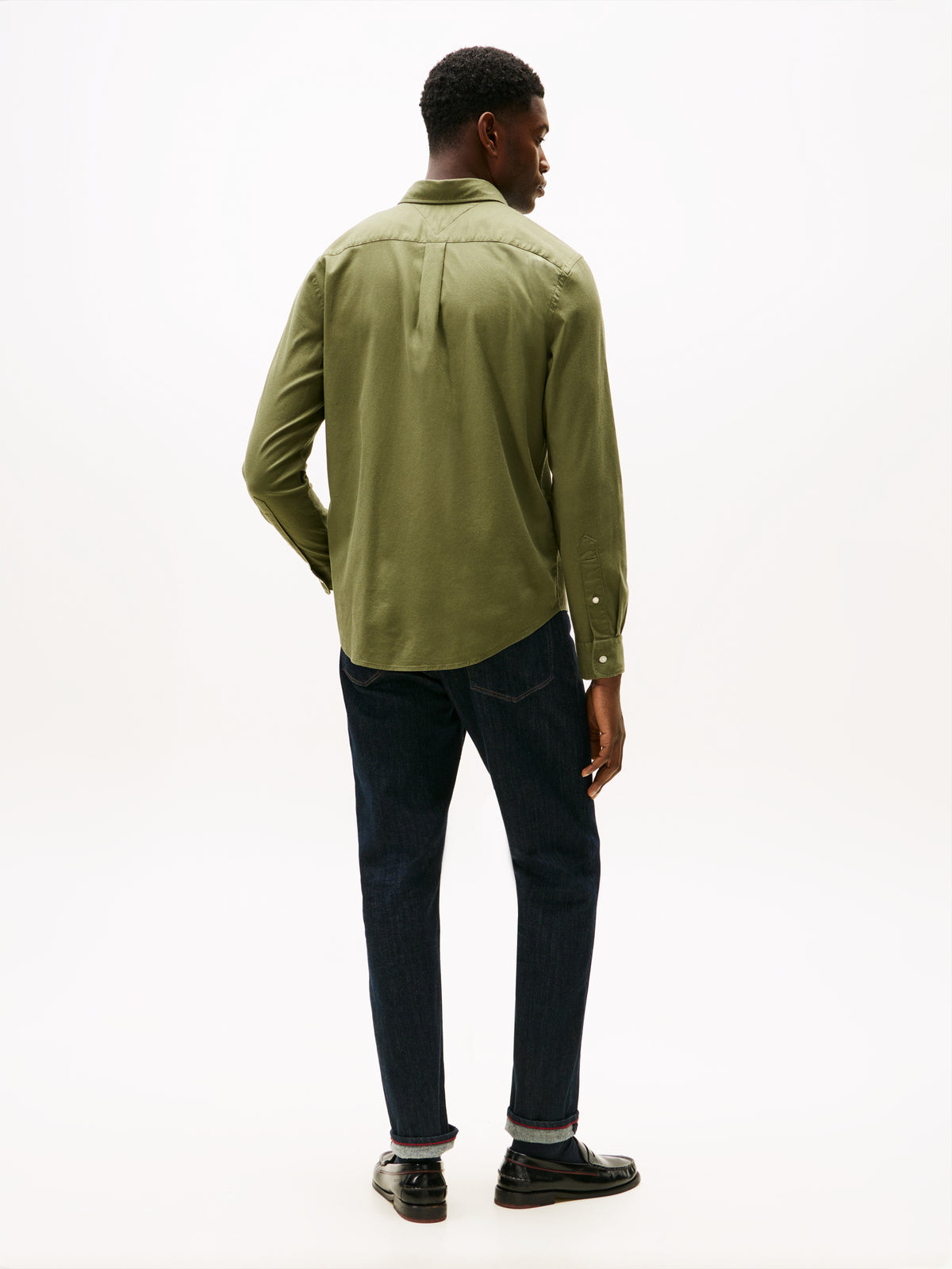 Flex Regular Fit Flannel Shirt Green