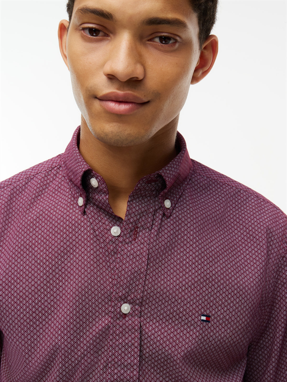poplin geo print