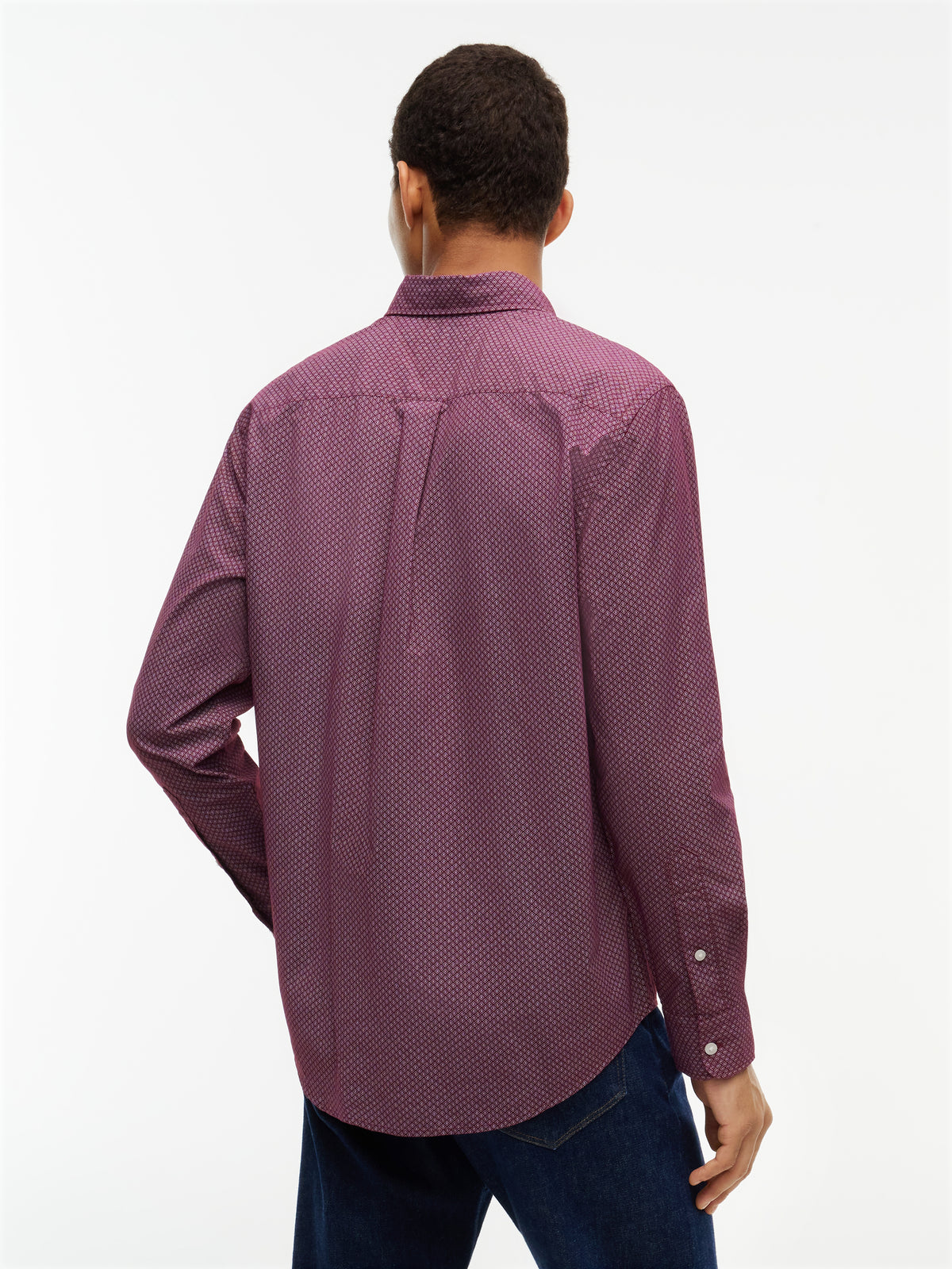 poplin geo print