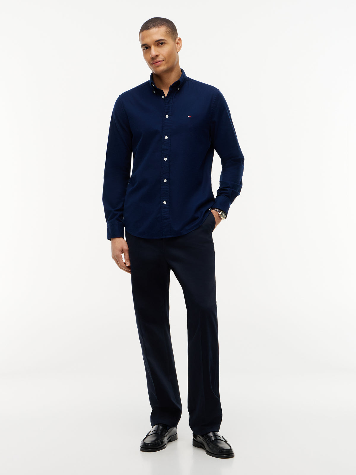 FLEX FLANNEL SOLID RF SHIRT