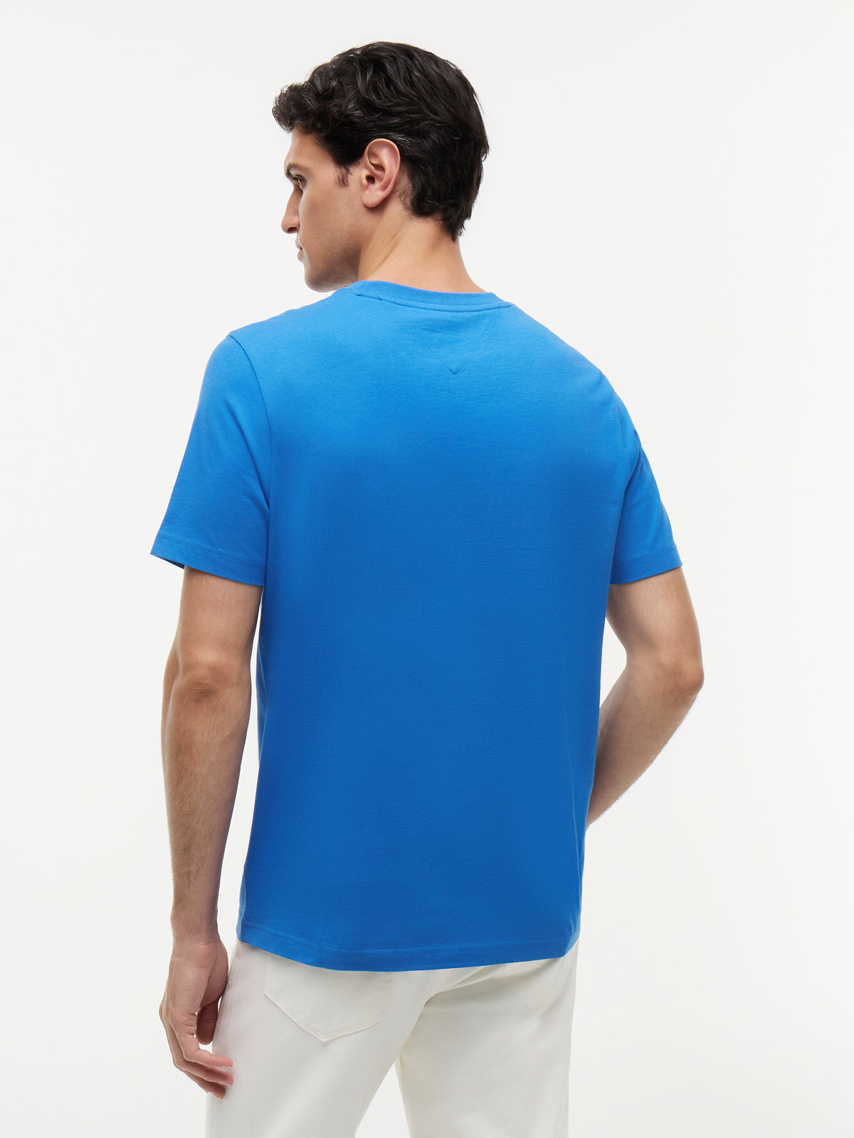 Tommy Hilfiger Jersey Logo T-Shirt – Blue