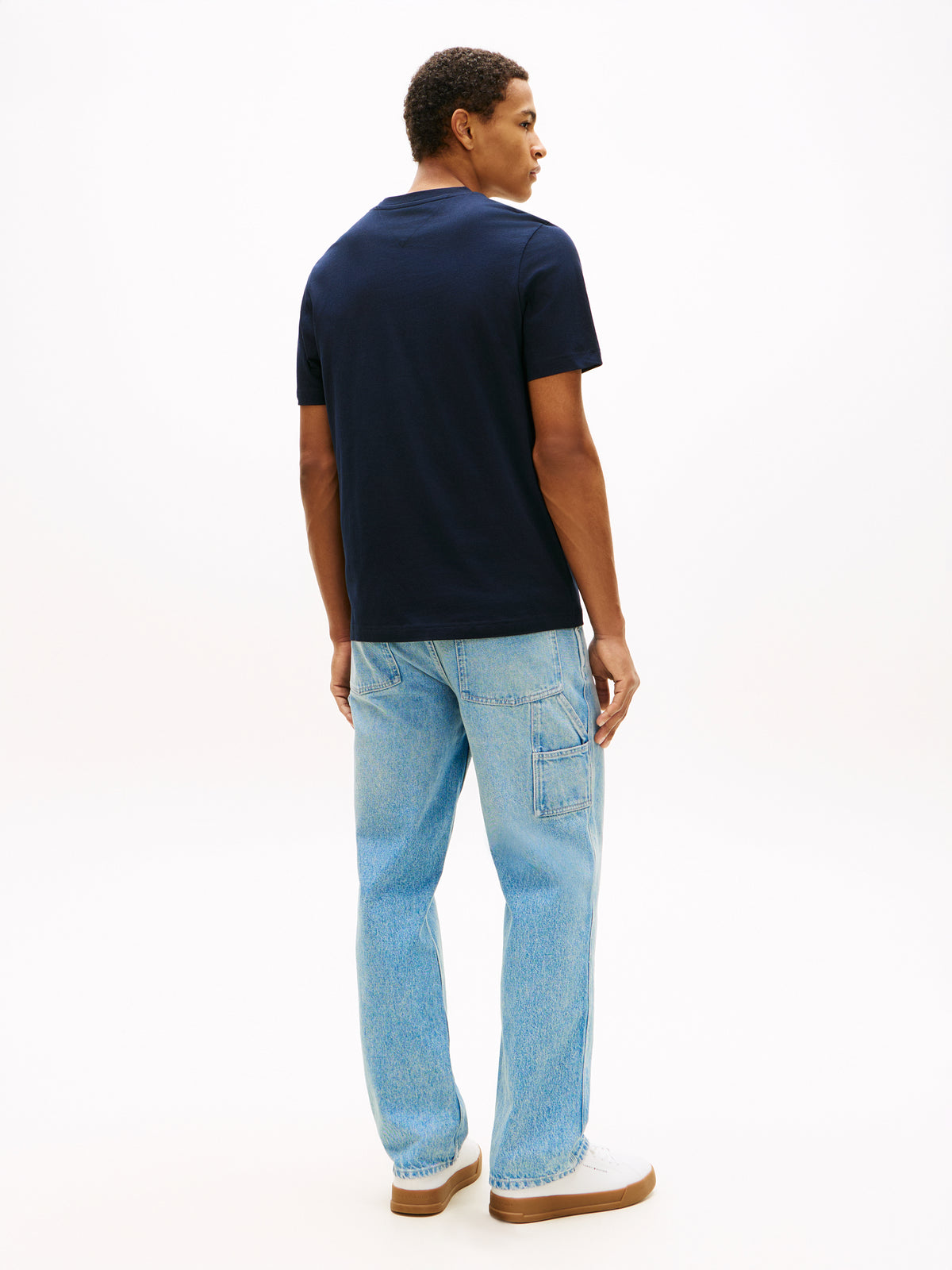 Tommy Hilfiger Jersey Logo T-Shirt – Navy