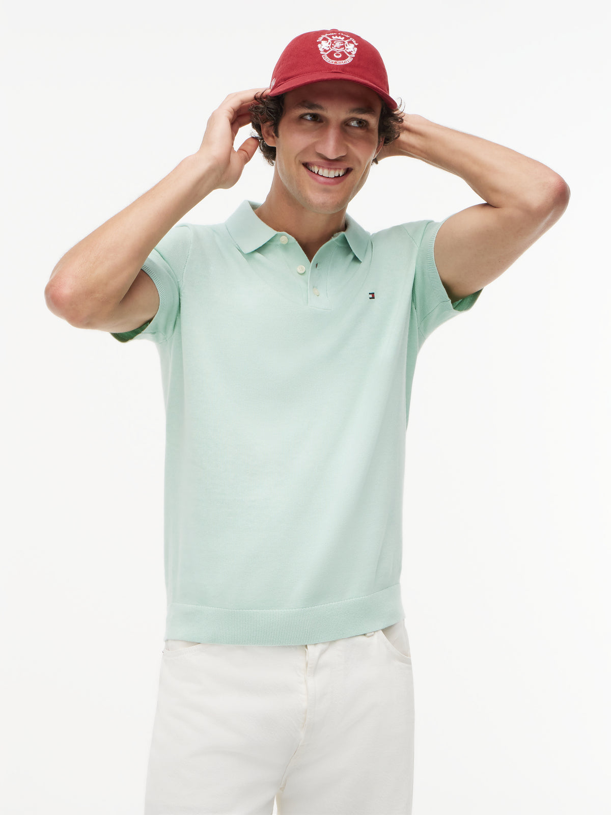 essential knitted polo