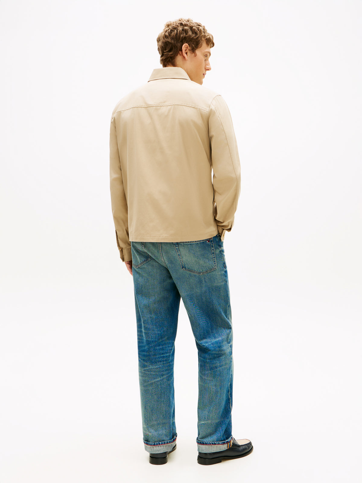 cotton nylon shirt jkt
