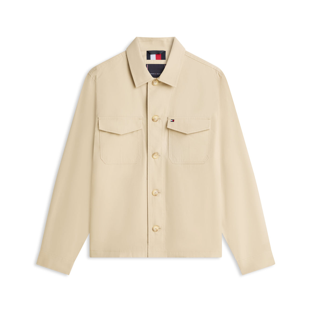 cotton nylon shirt jkt