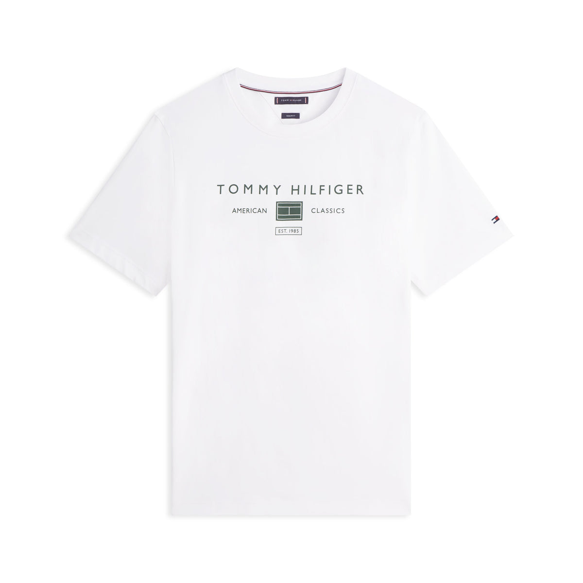 Tommy Hilfiger Jersey Logo T-Shirt – White