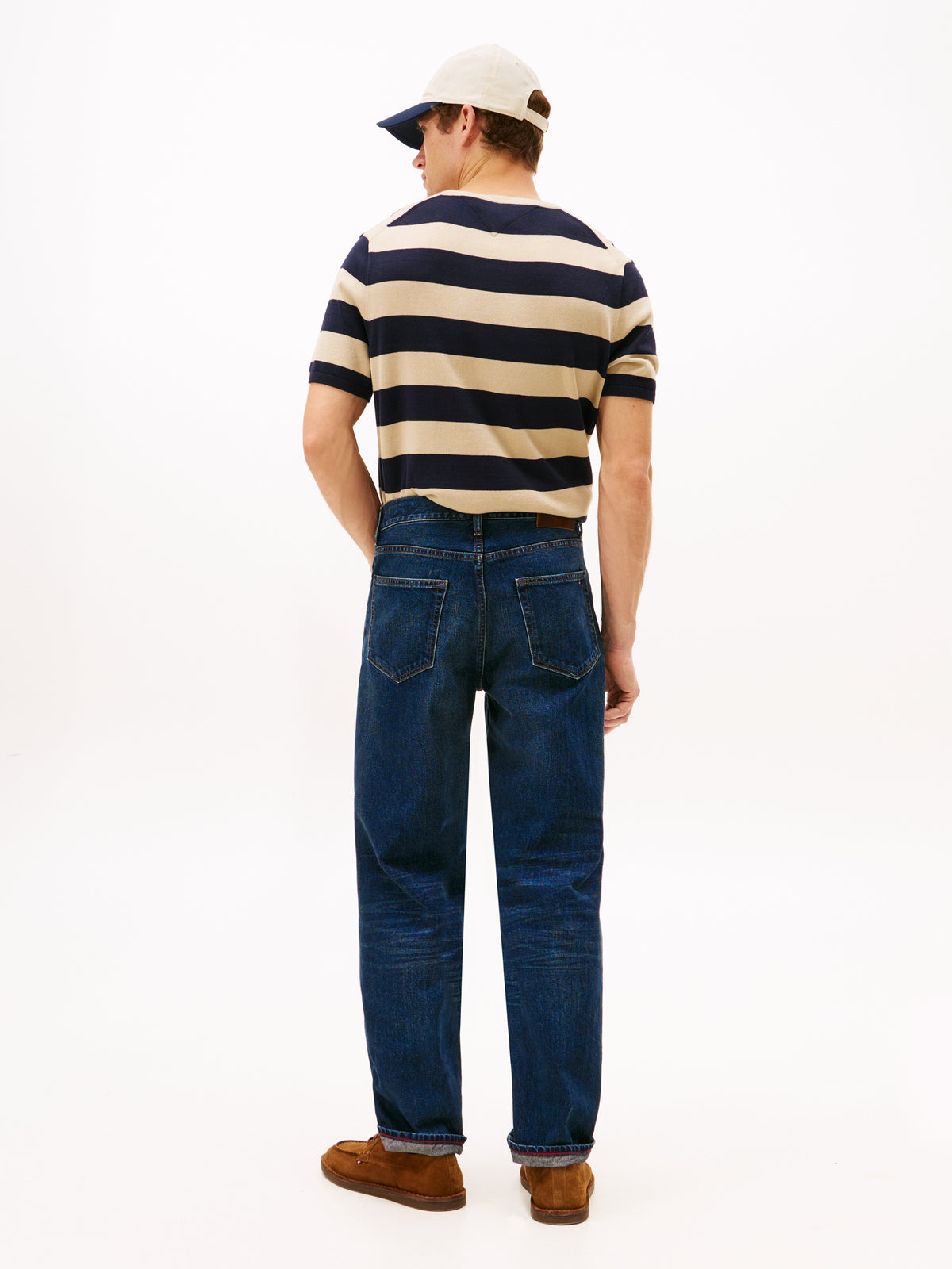 Denim pants in trey indigo