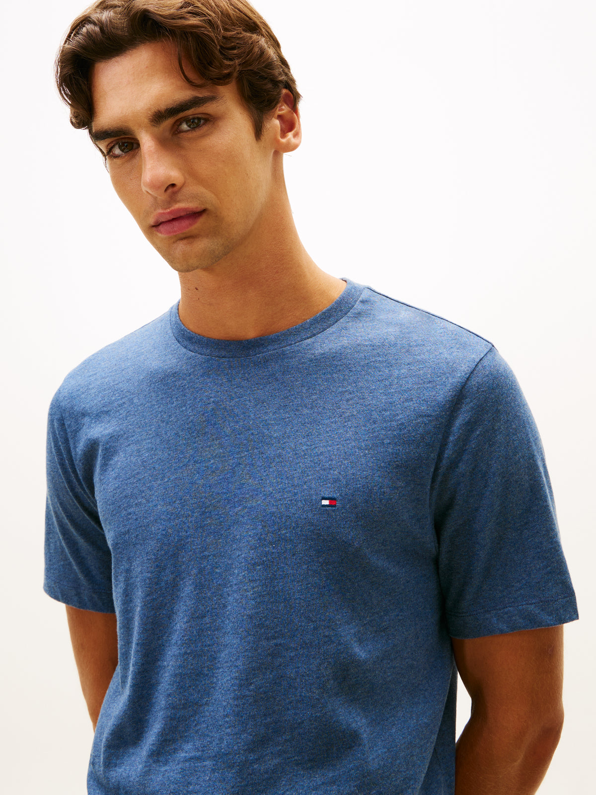 Essential Reg Fit Heather T-shirt Aegean sea heather