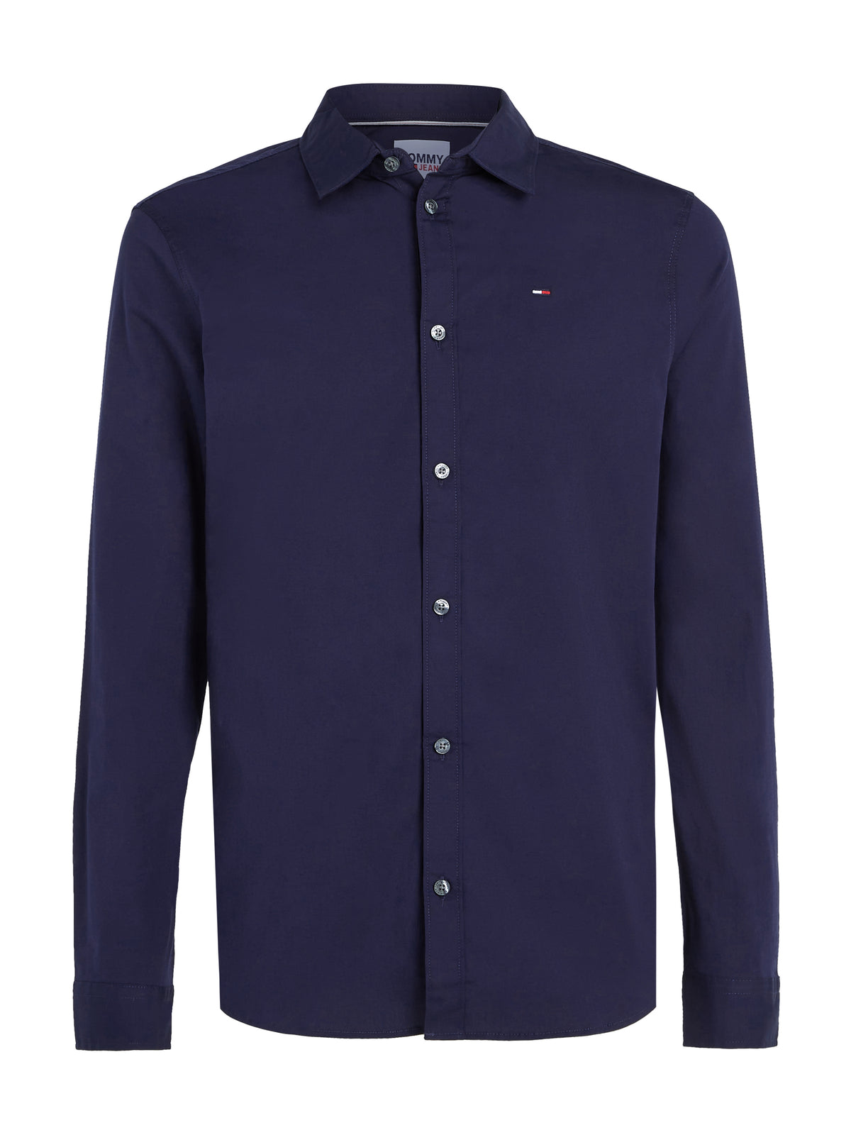 Slim Fit Poplin Shirt Black Iris (Blue)