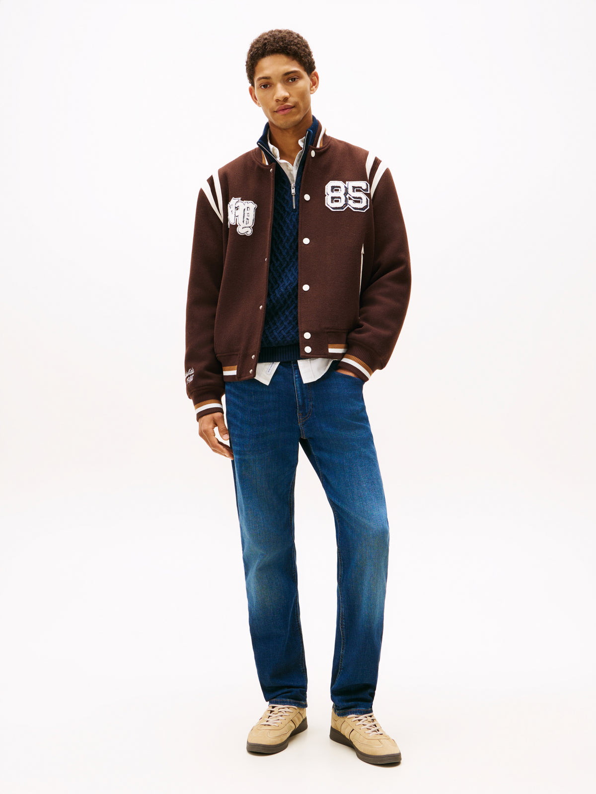 Ryan Faded Slim Straight Leg Jeans Denim Dark