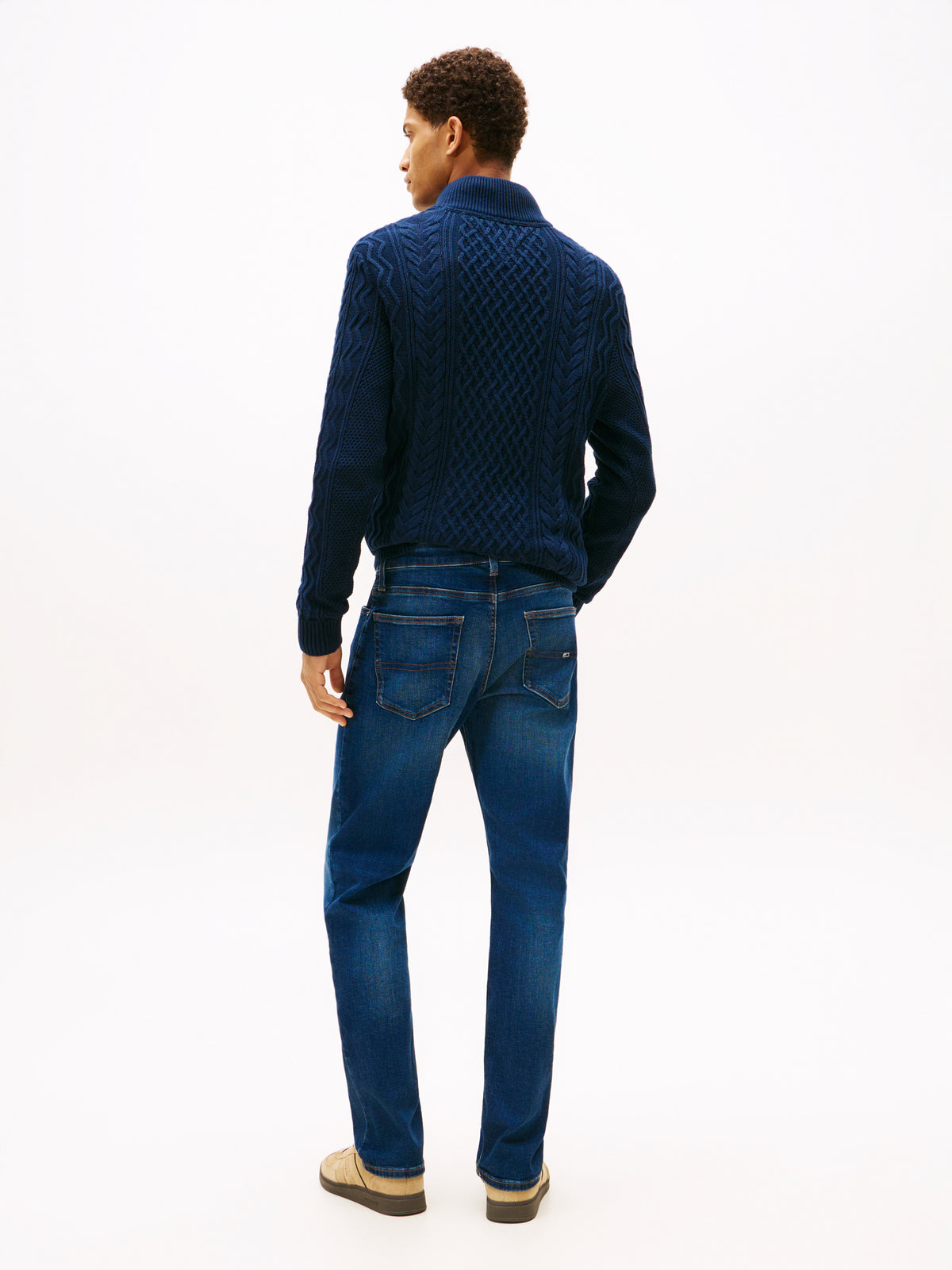 Ryan Faded Slim Straight Leg Jeans Denim Dark