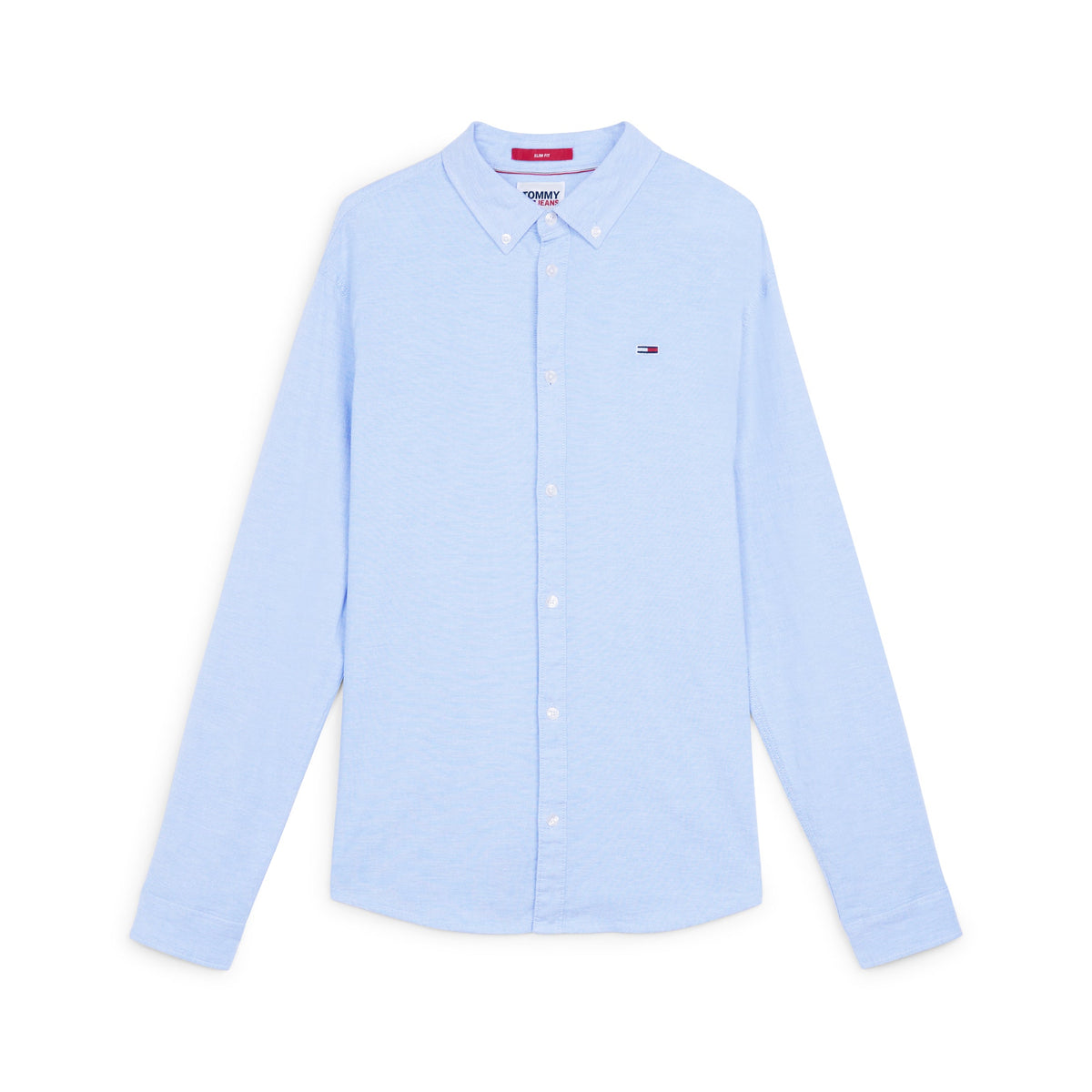 Tommy Jeans Stretch Oxford Cotton Slim Fit Shirt – Perfume Blue