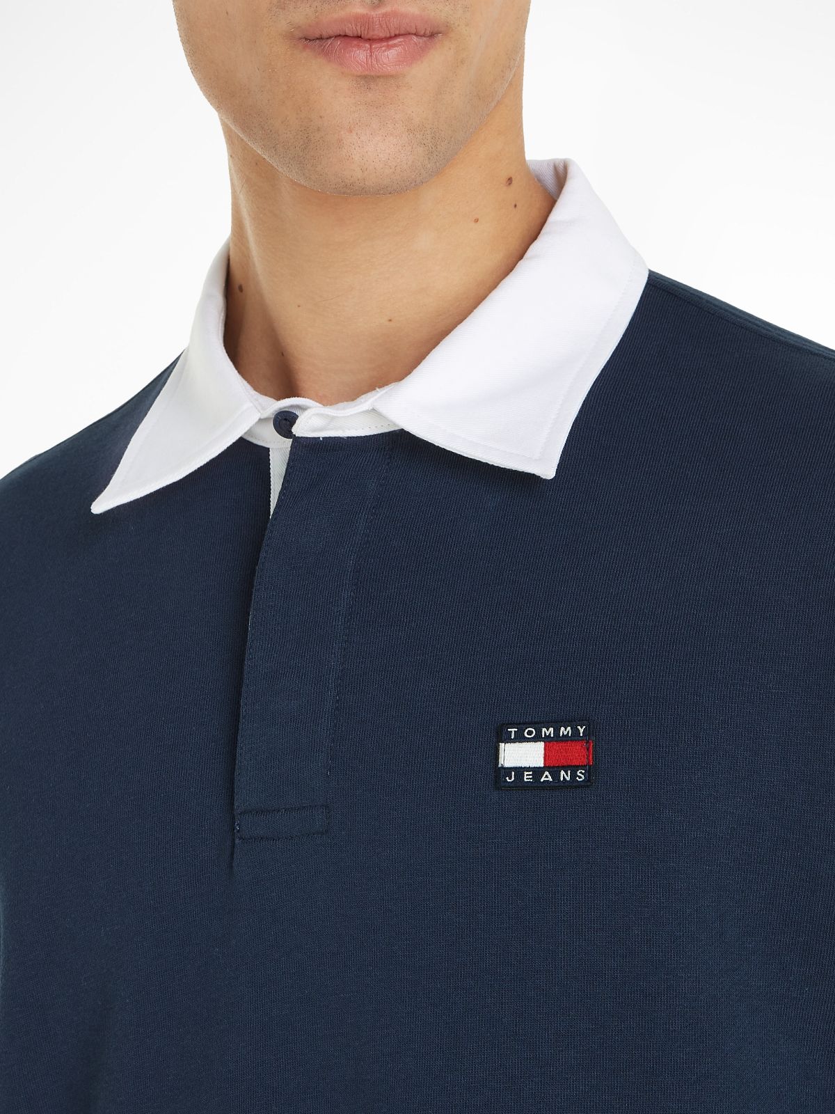 Badge Rugby Collar Polo